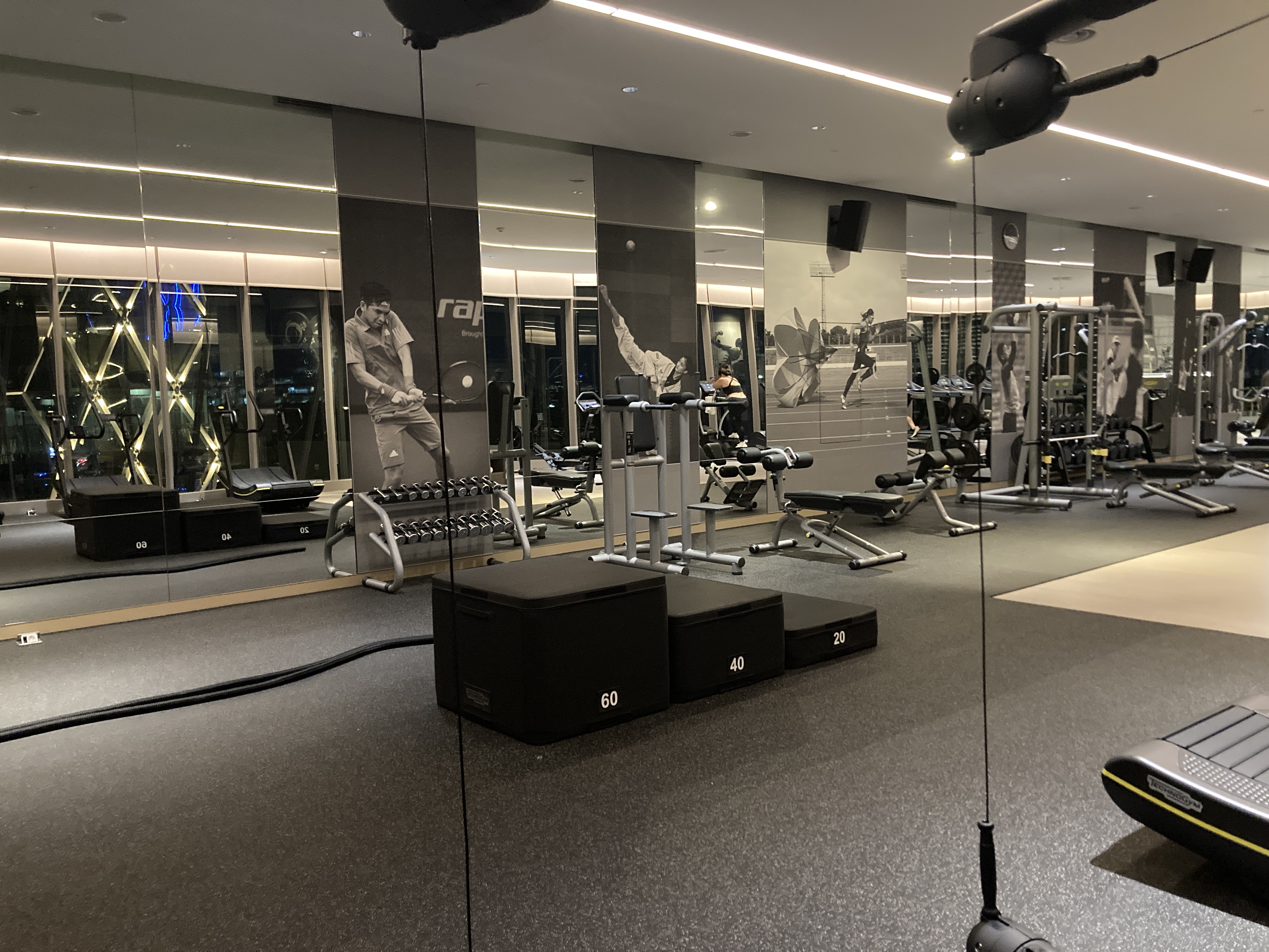 Alila SCBD Jakarta gym box jumps Alila SCBD Jakarta gym box jumps