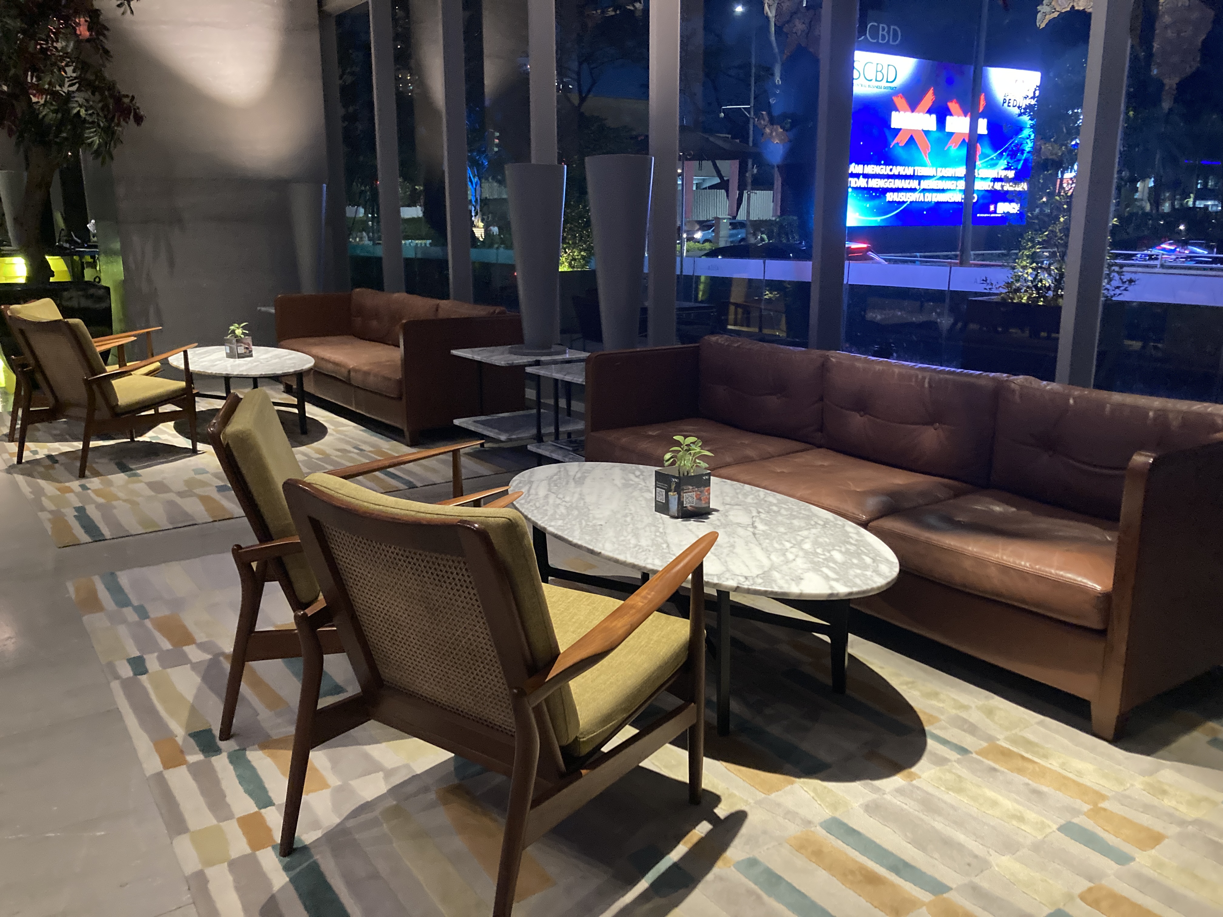 Alila SCBD Jakarta lobby sitting area Alila SCBD Jakarta lobby sitting area