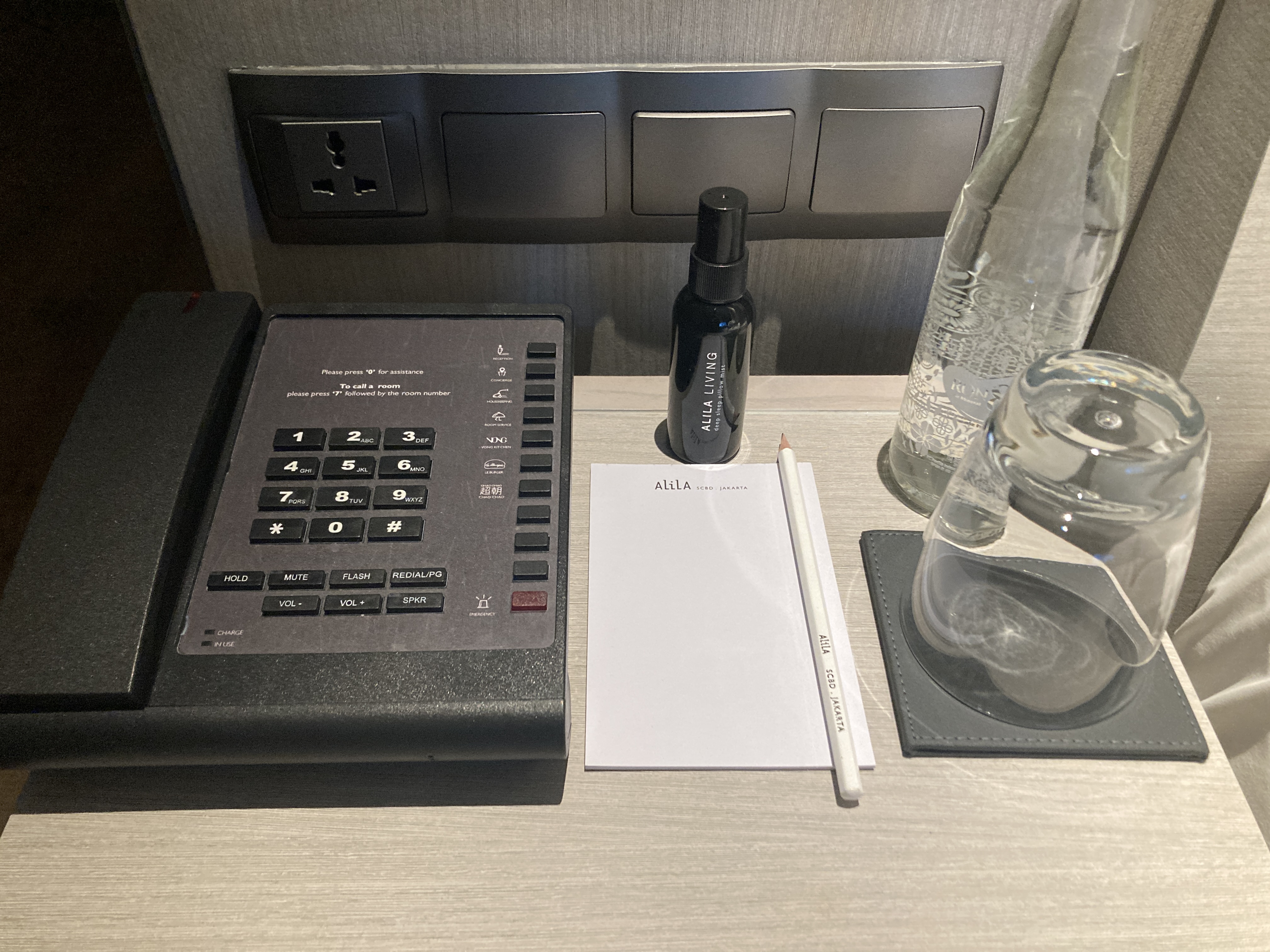 Alila SCBD Jakarta night stand Alila SCBD Jakarta night stand