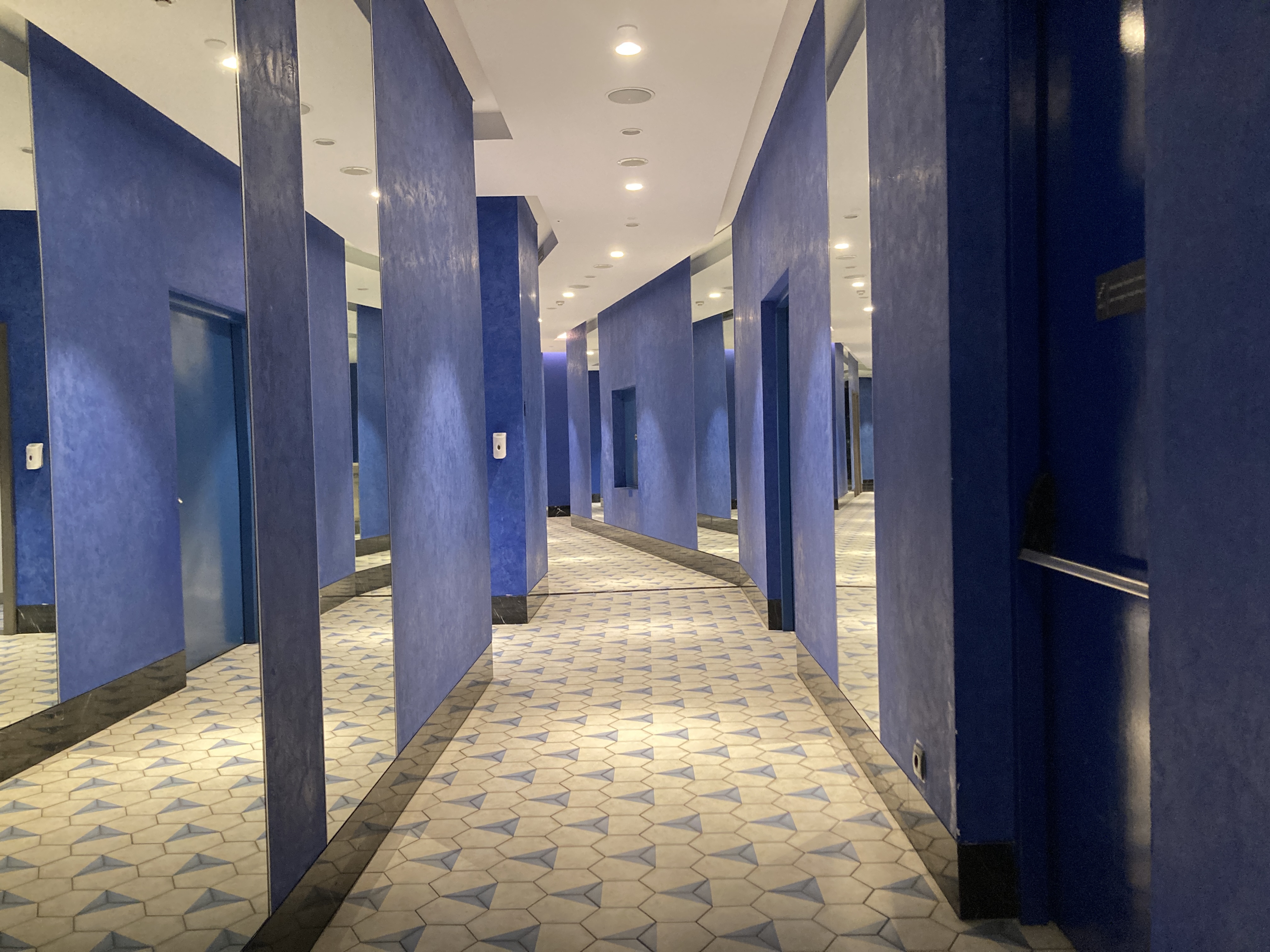 Alila SCBD Jakarta spa hallway Alila SCBD Jakarta spa hallway