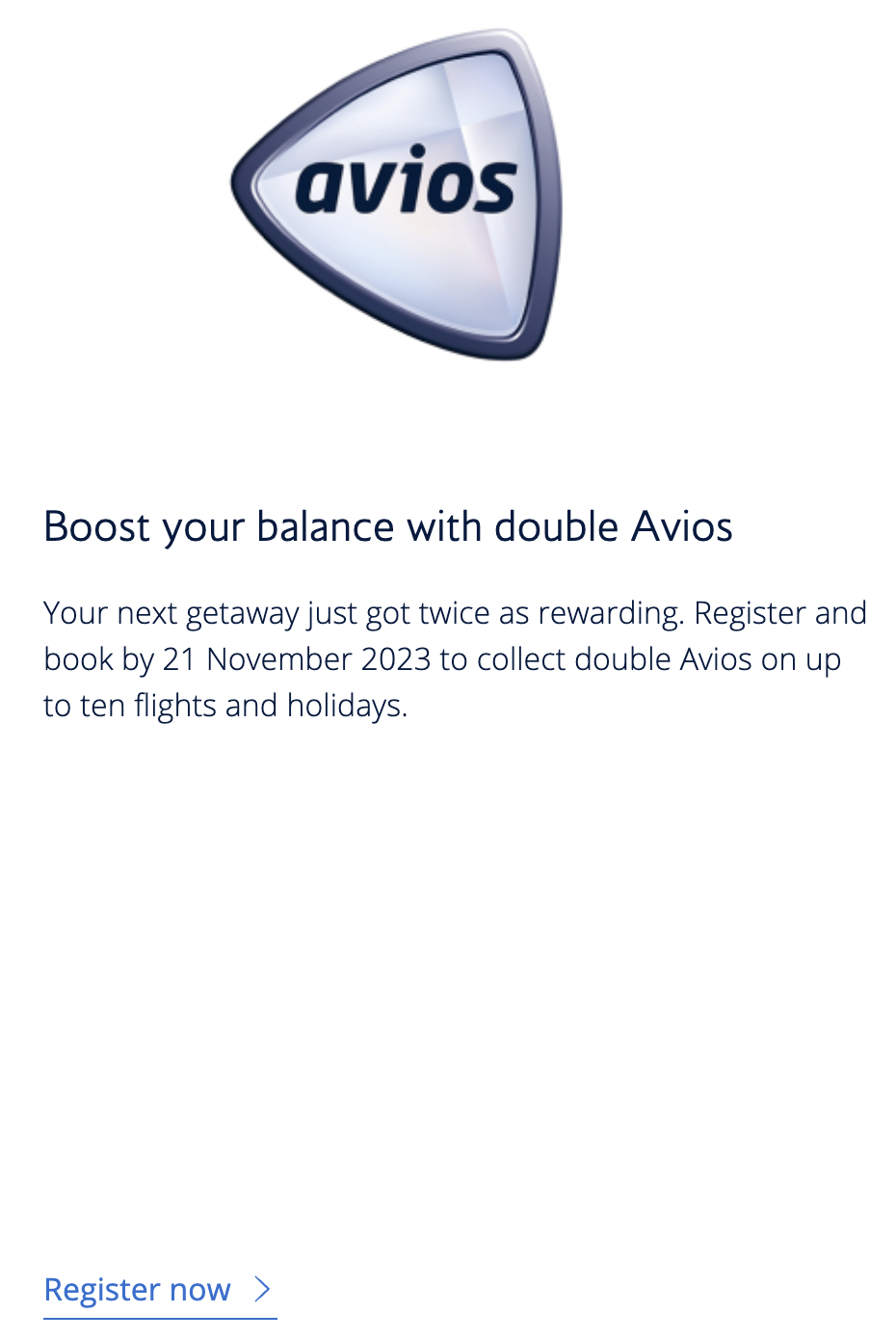 BA Double Avios promotion BA Double Avios promotion