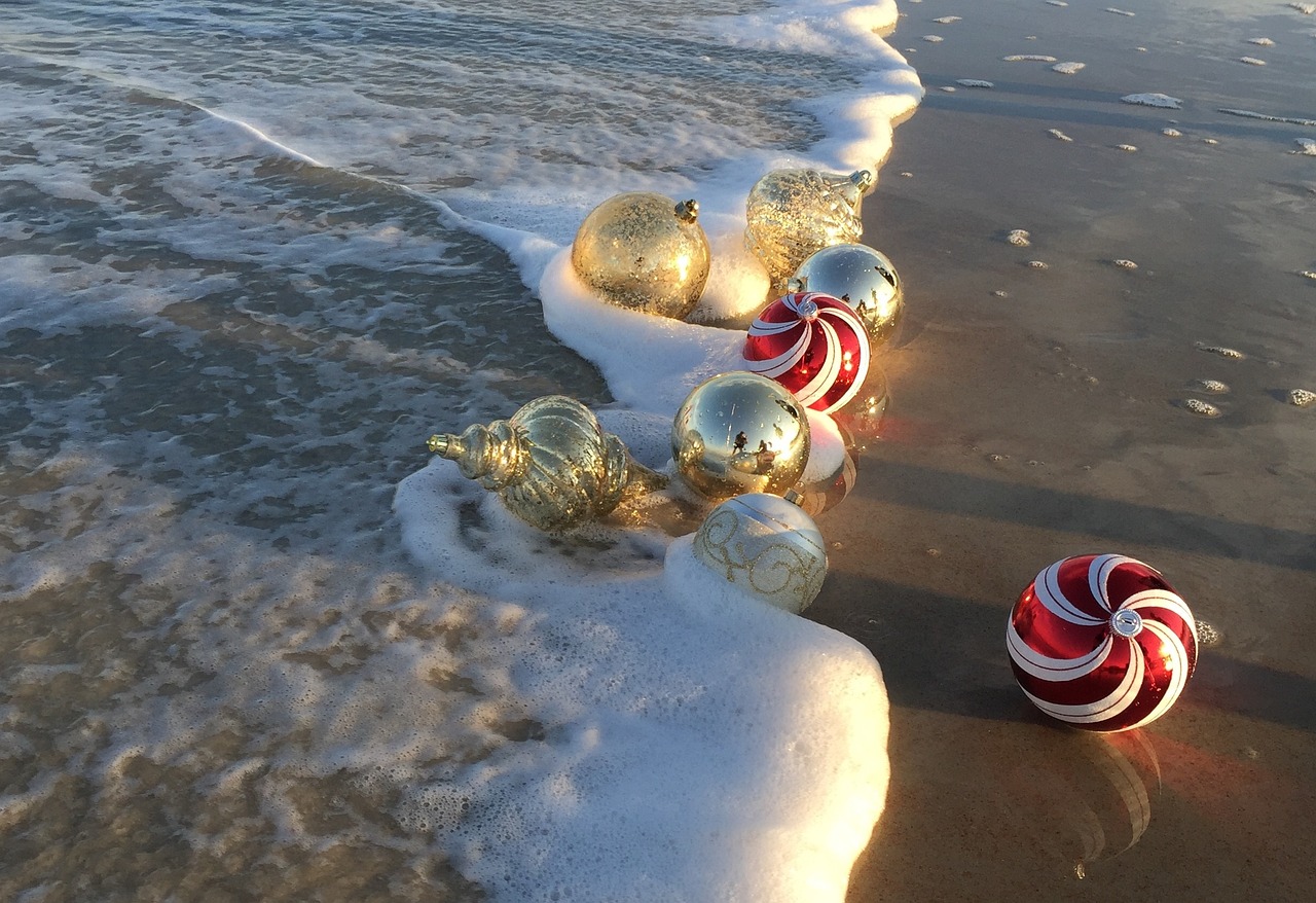 Christmas beach