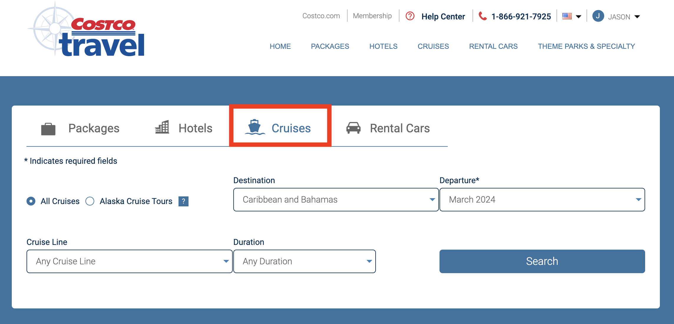 Costco Travel Cruises