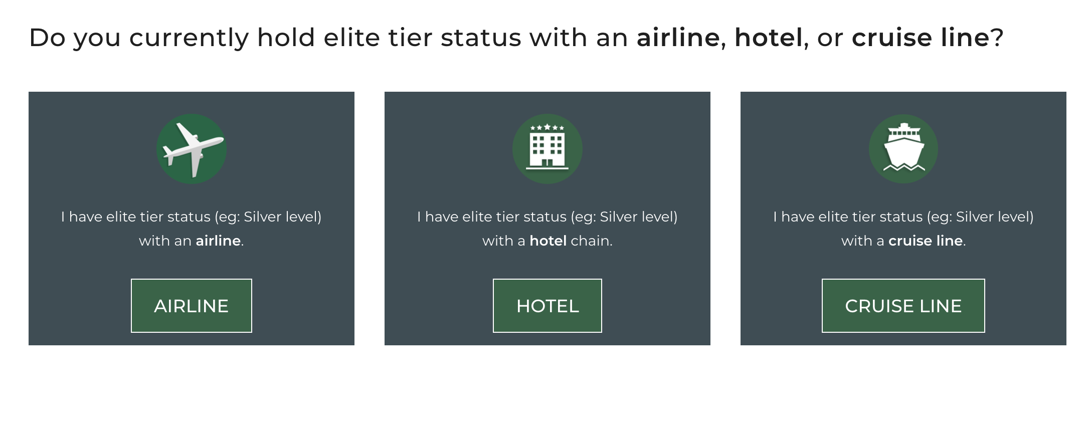 Frontier Status Match Application Frontier Status Match Application