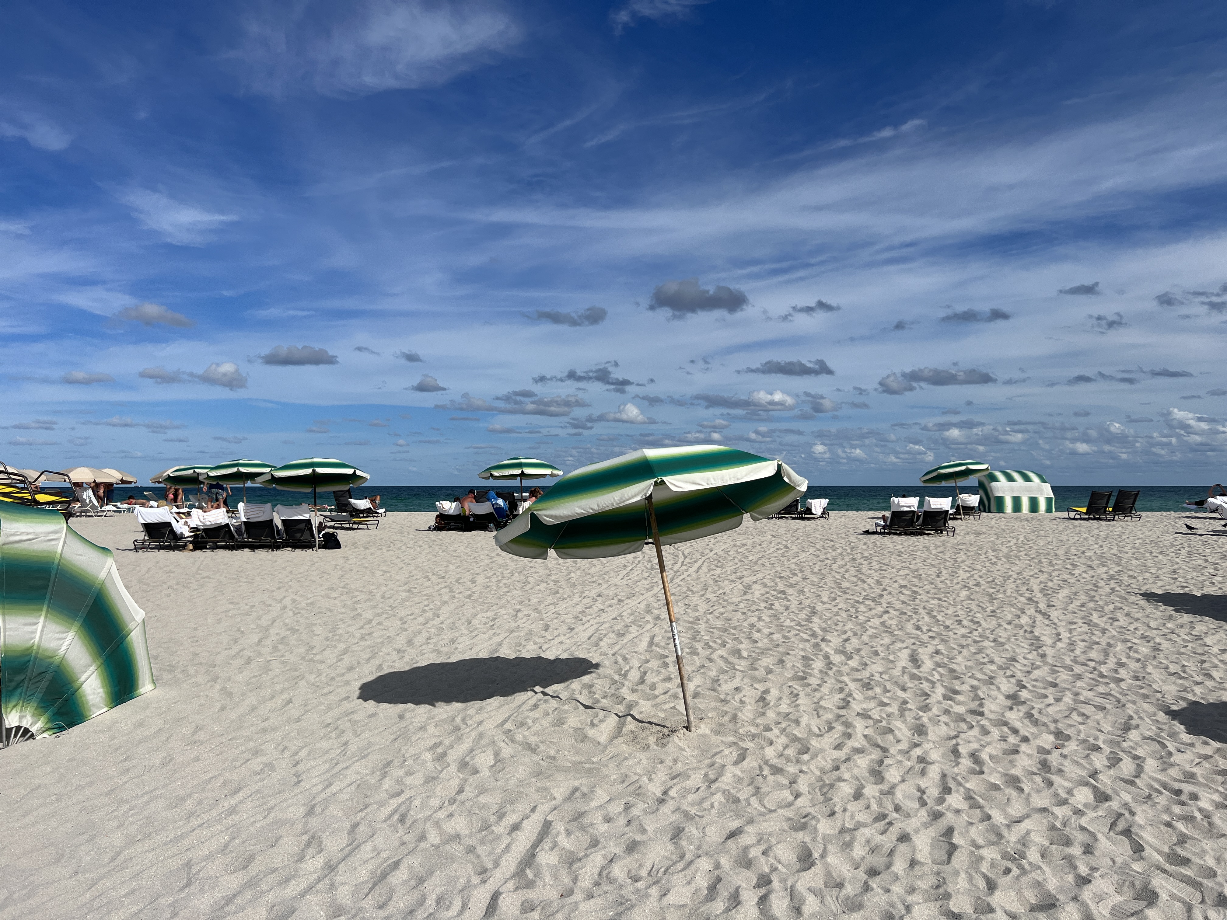 Kimpton Surfcomber Beach Chairs and Umbrellas