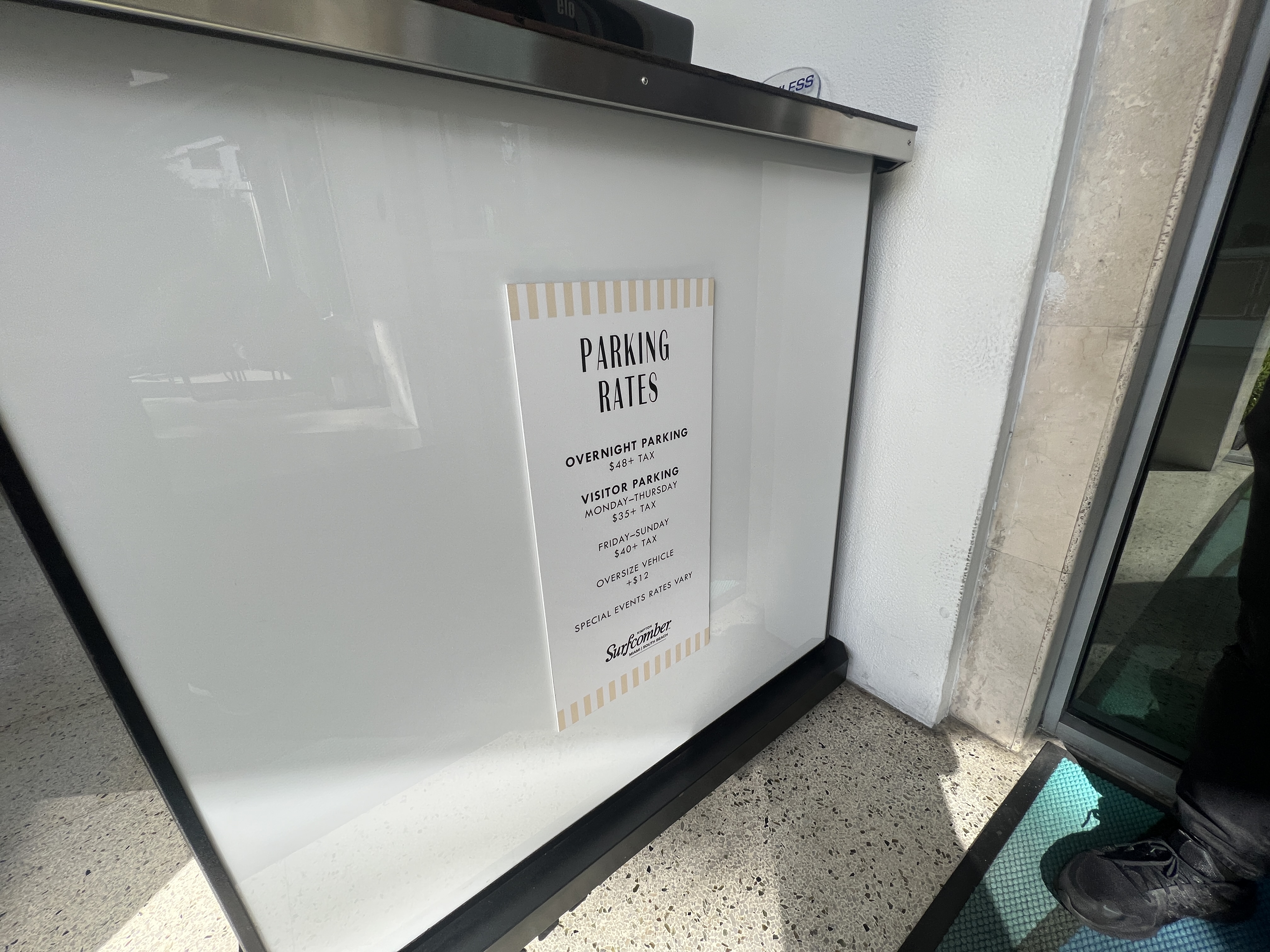Kimpton Surfcomber Parking Rates