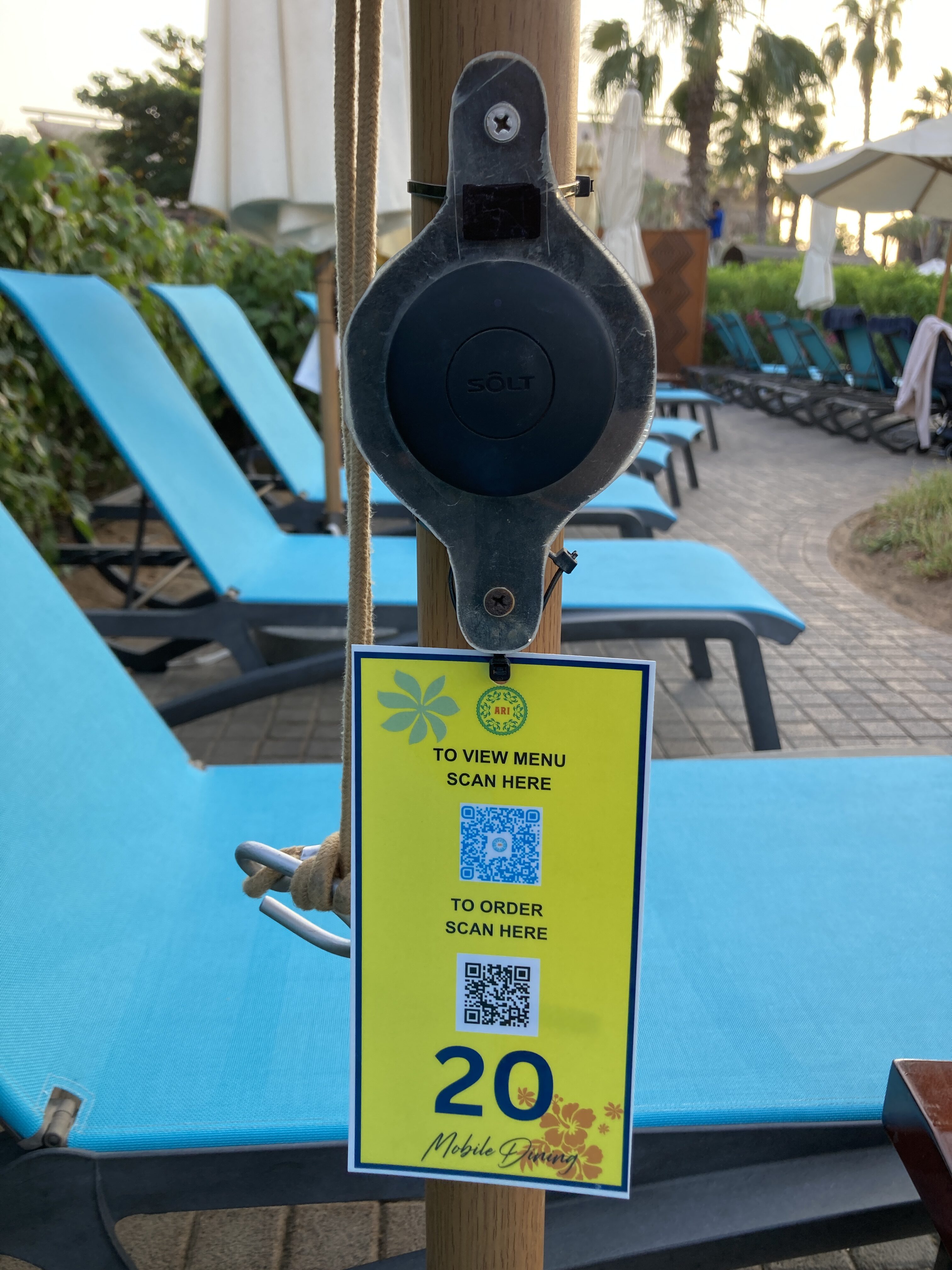 Lapita Dubai Parks and Resorts Autograph Collection main pool order menu Lapita Dubai Parks and Resorts Autograph Collection main pool order menu