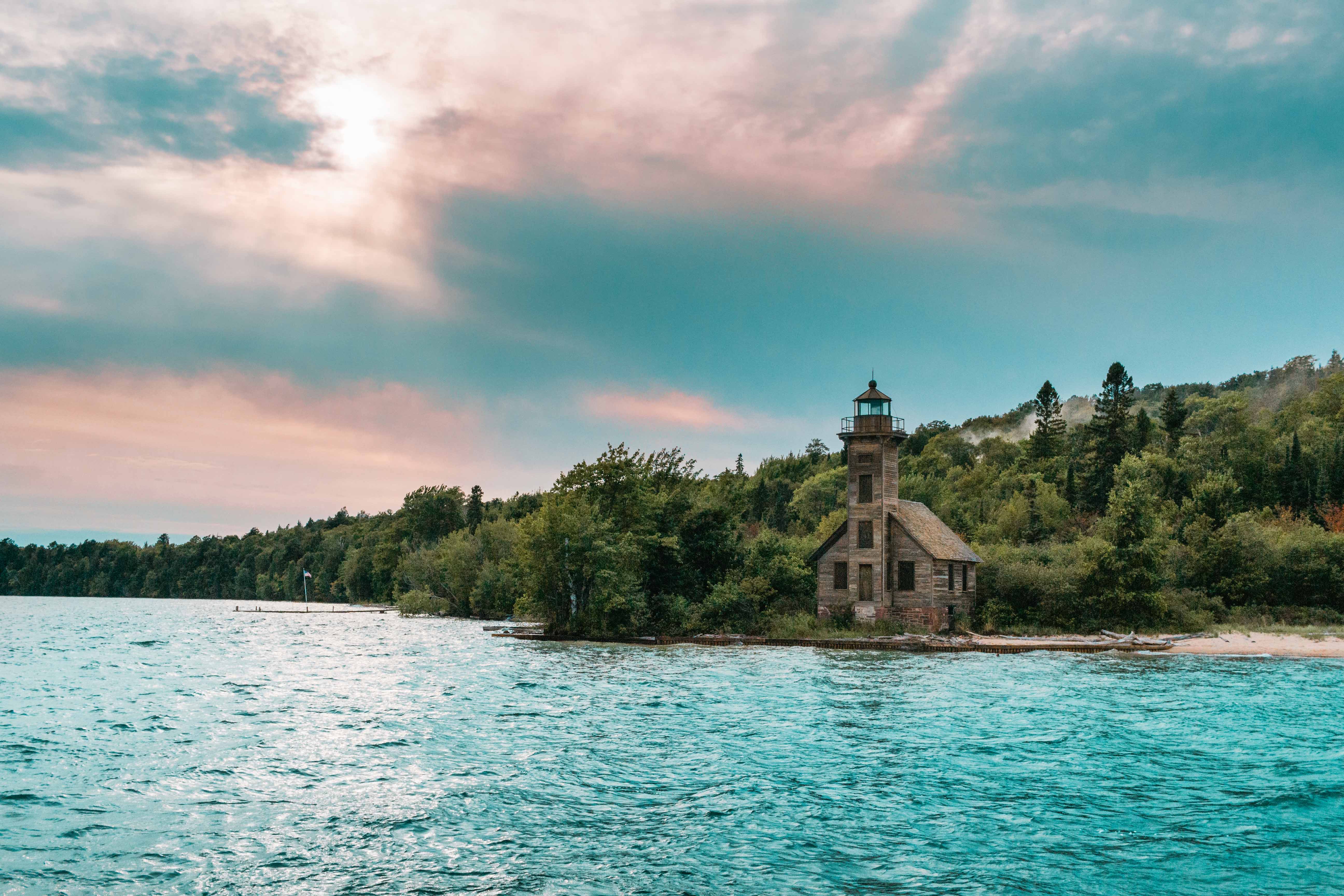 Lighthouse at Pictured Rocks National Lakeshore Lighthouse at Pictured Rocks National Lakeshore