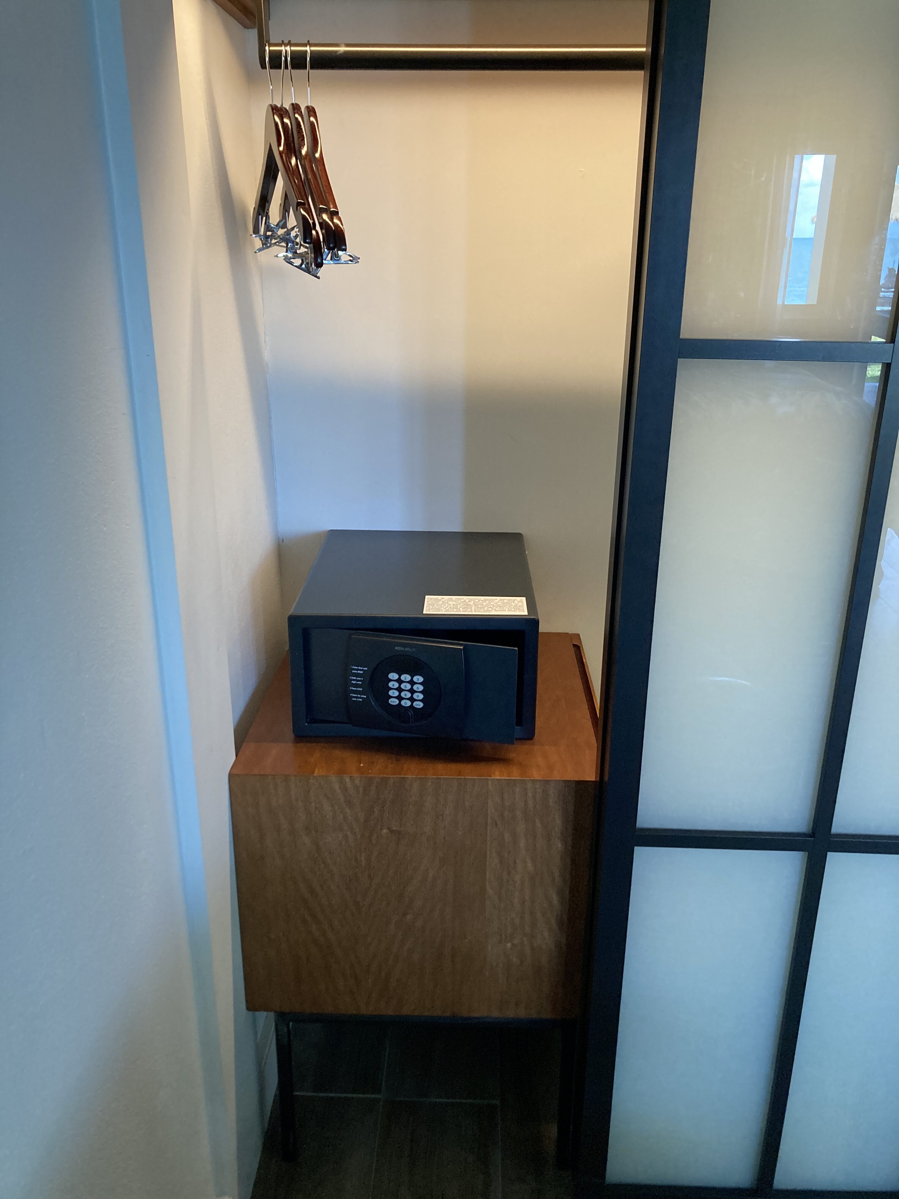 Sheraton Fiji Golf and Beach Resort bedroom closet safe