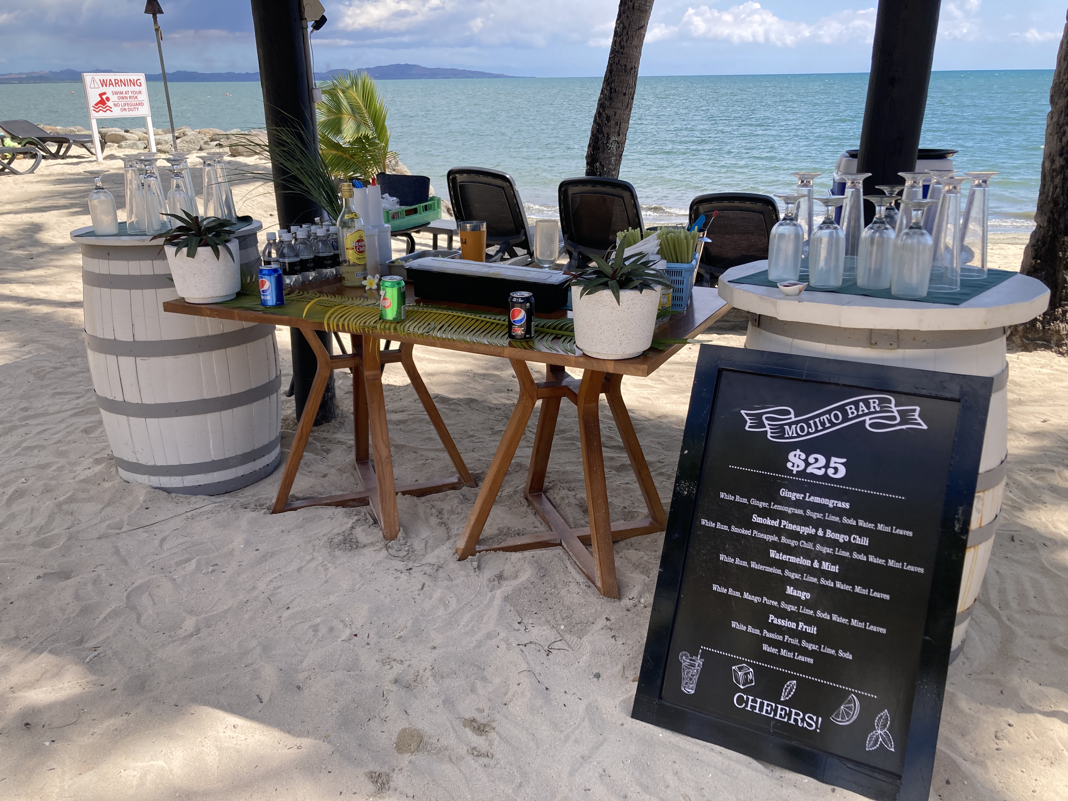 Sheraton Fiji Golf and Beach Resort mojito station