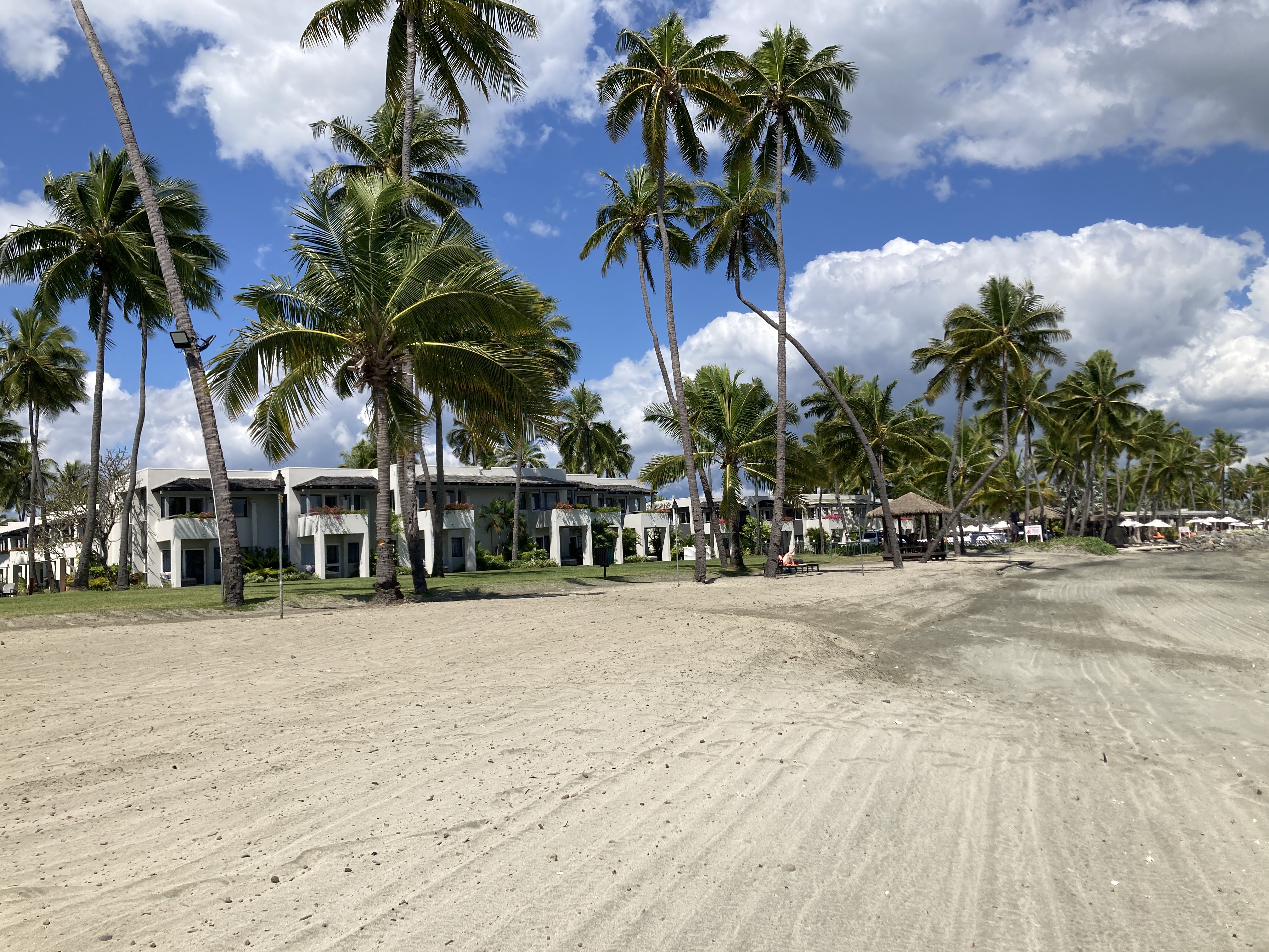 Sheraton Fiji Golf and Beach Resort view from beach