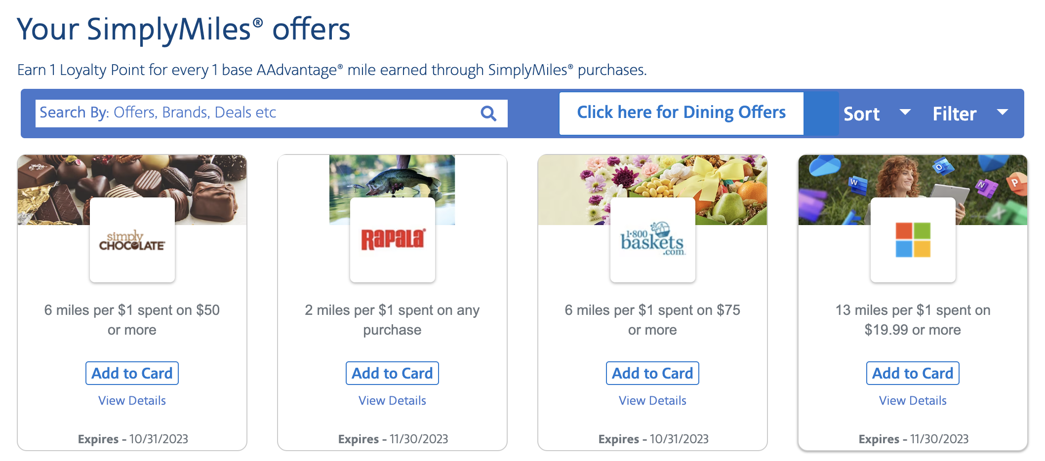SimplyMiles Offers SimplyMiles Offers