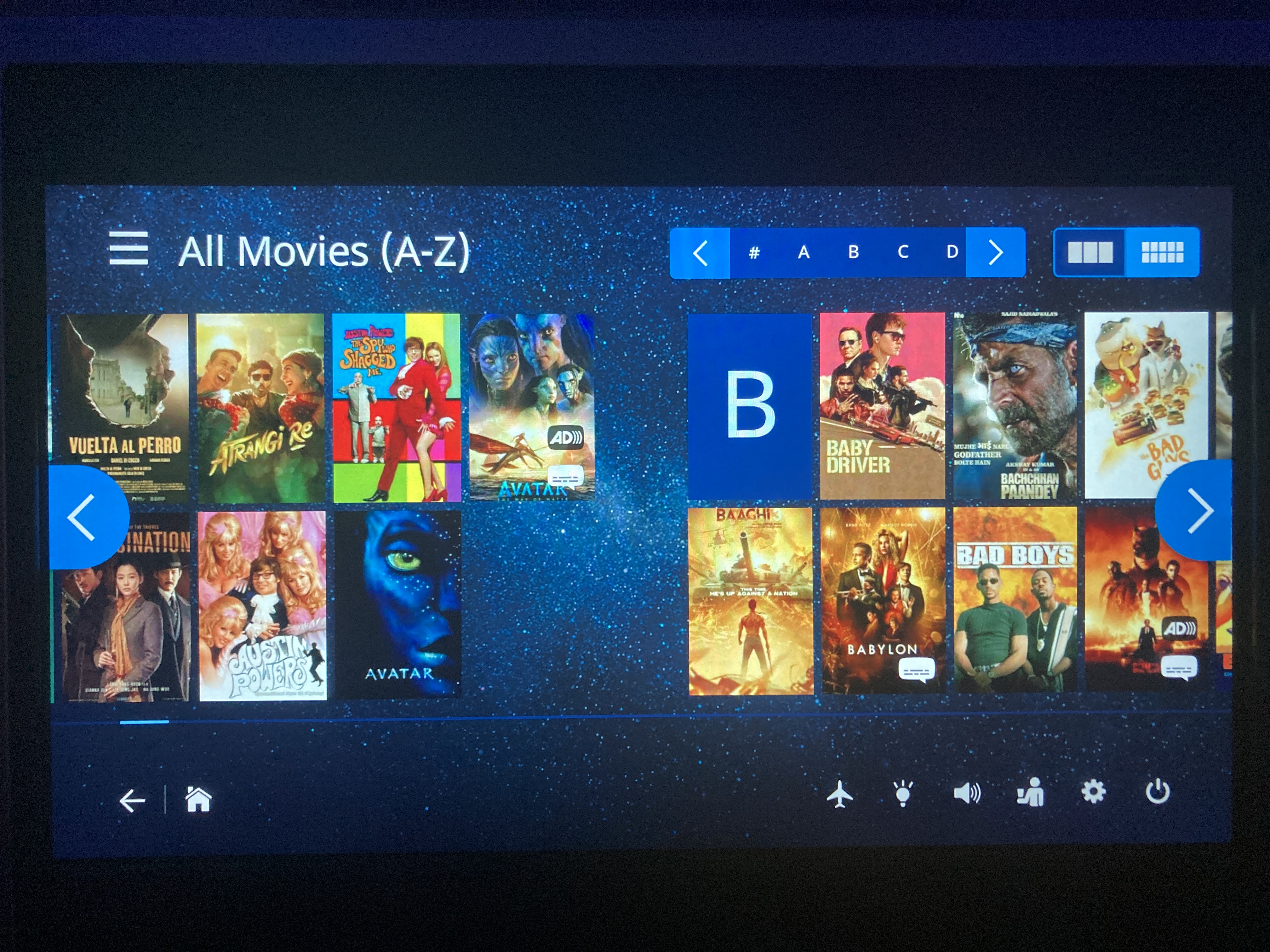 United Polaris business class 787 10 entertainment movie options HND LAX