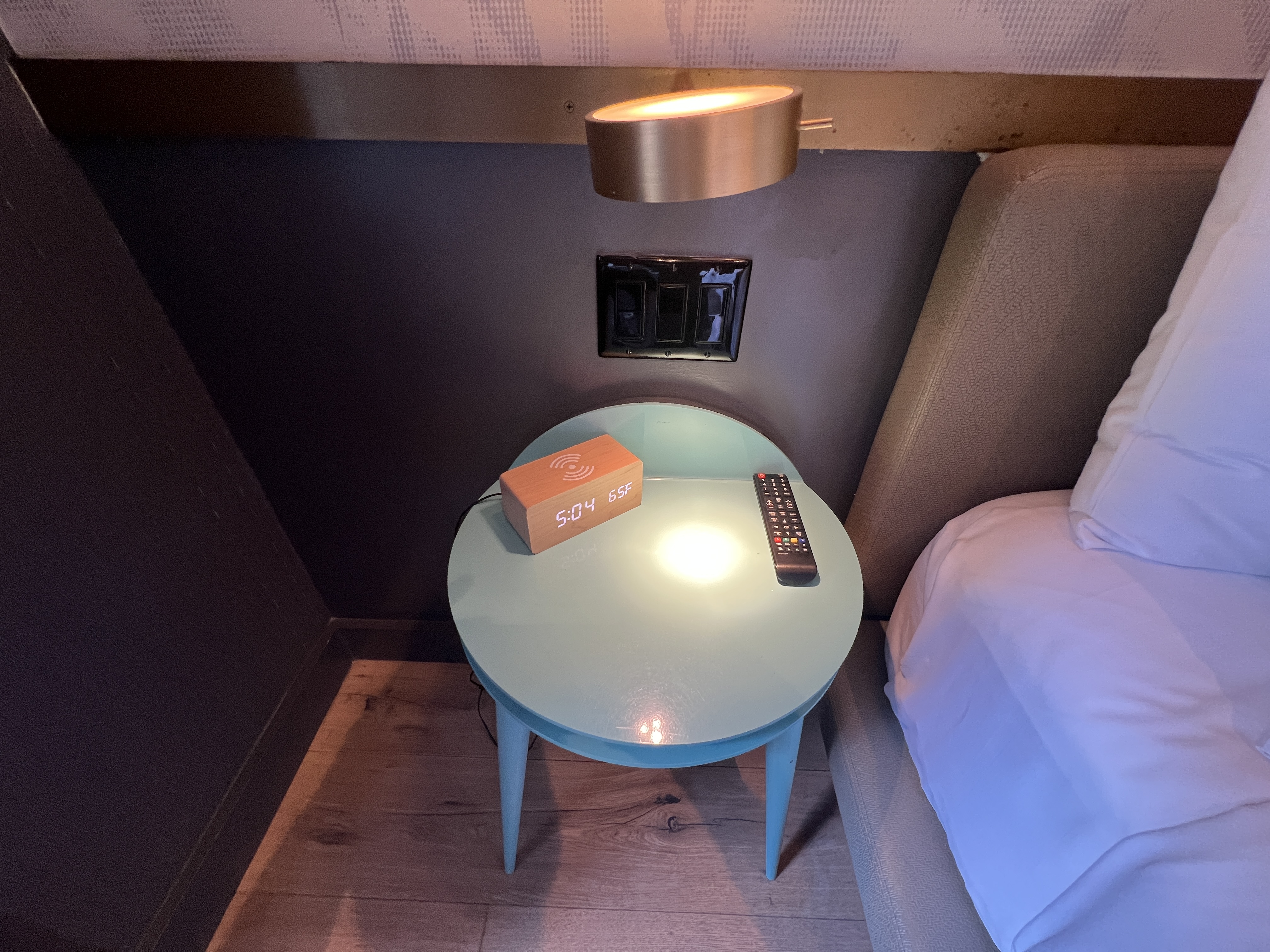 The Time New York room night table