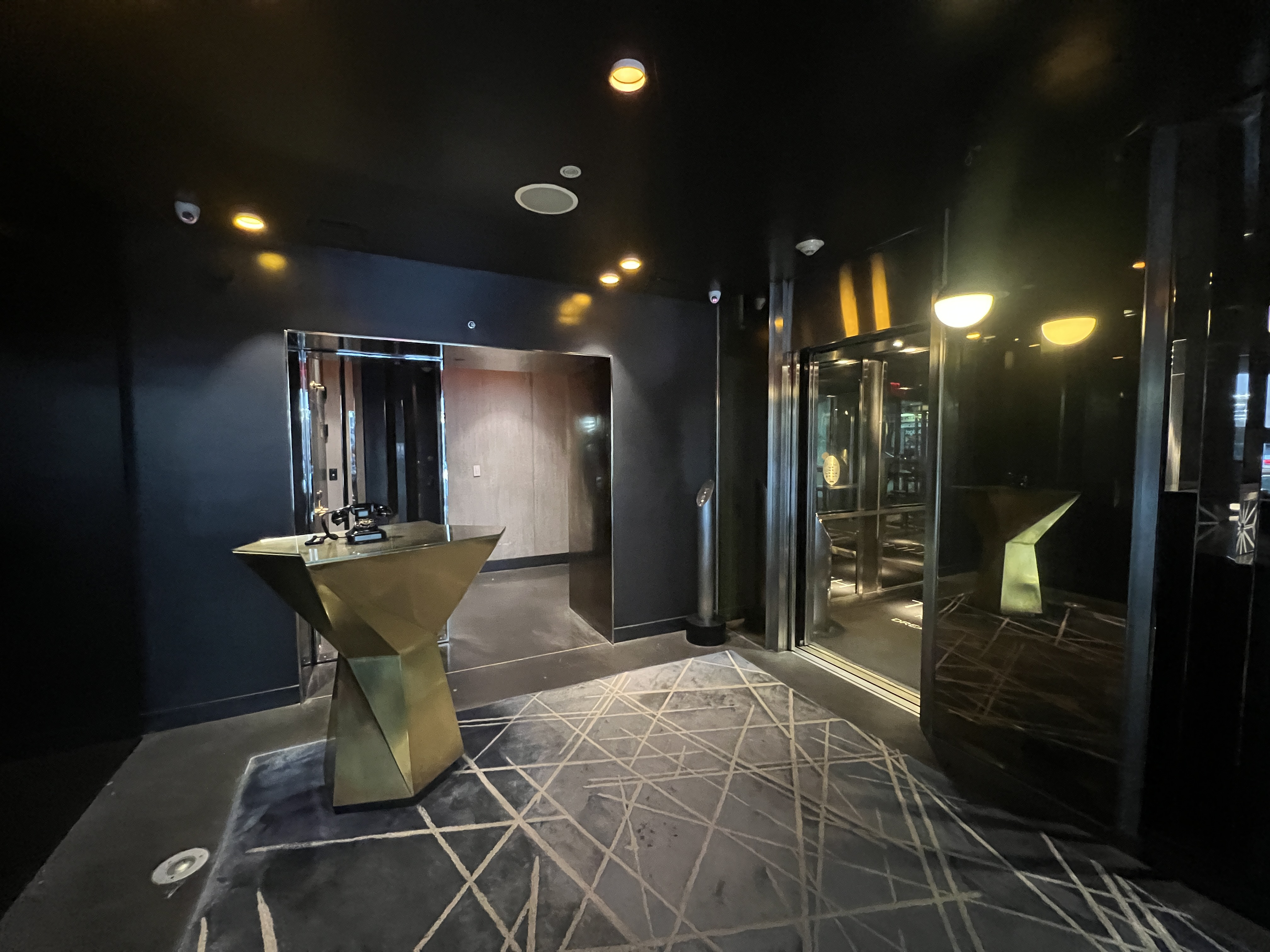 The Time New York elevators to lobby
