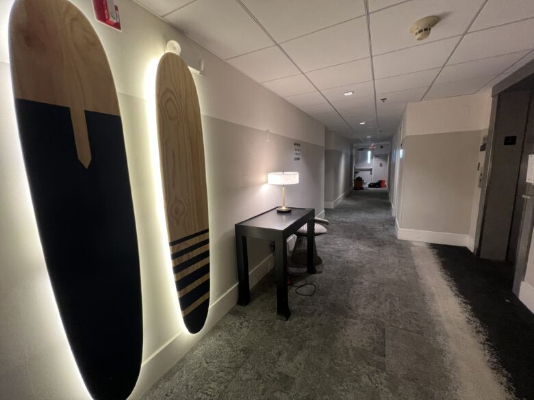 Kimpton Surfcomber Hallway Decor