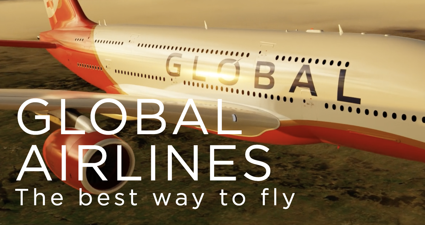 A snapshot from the Global Airlines website A snapshot from the Global Airlines website