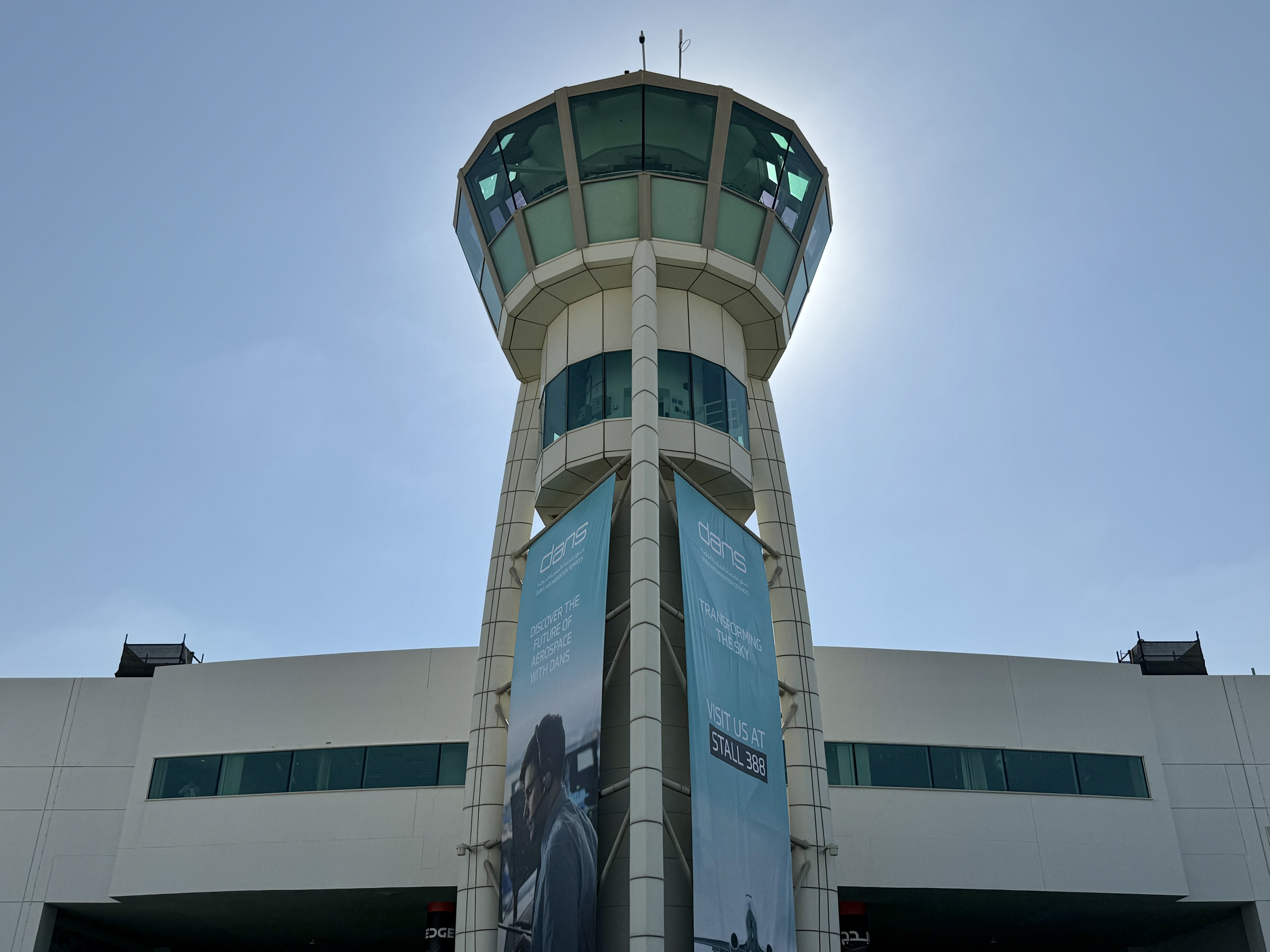 ATC tower at Duabi Airshow ATC tower at Duabi Airshow
