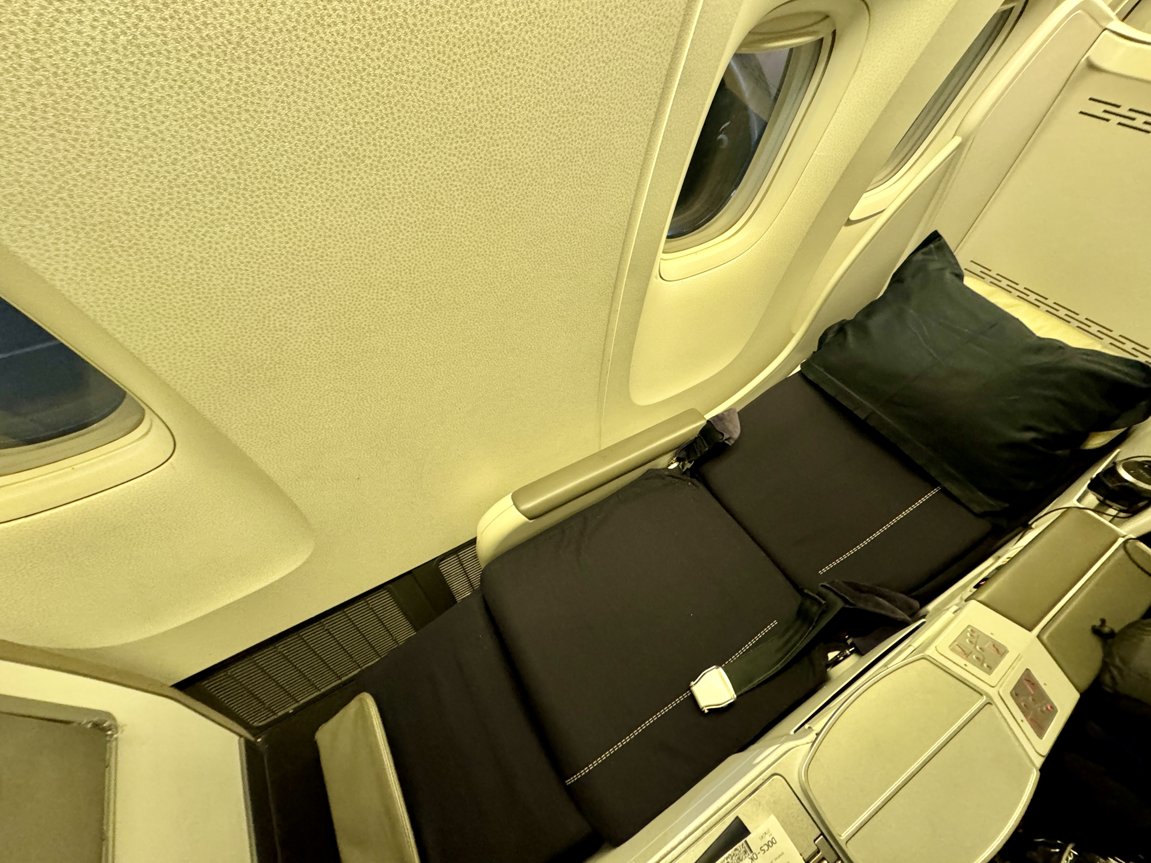 Air France 777 Business Class Seat Reclined Air France 777 Business Class Seat Reclined