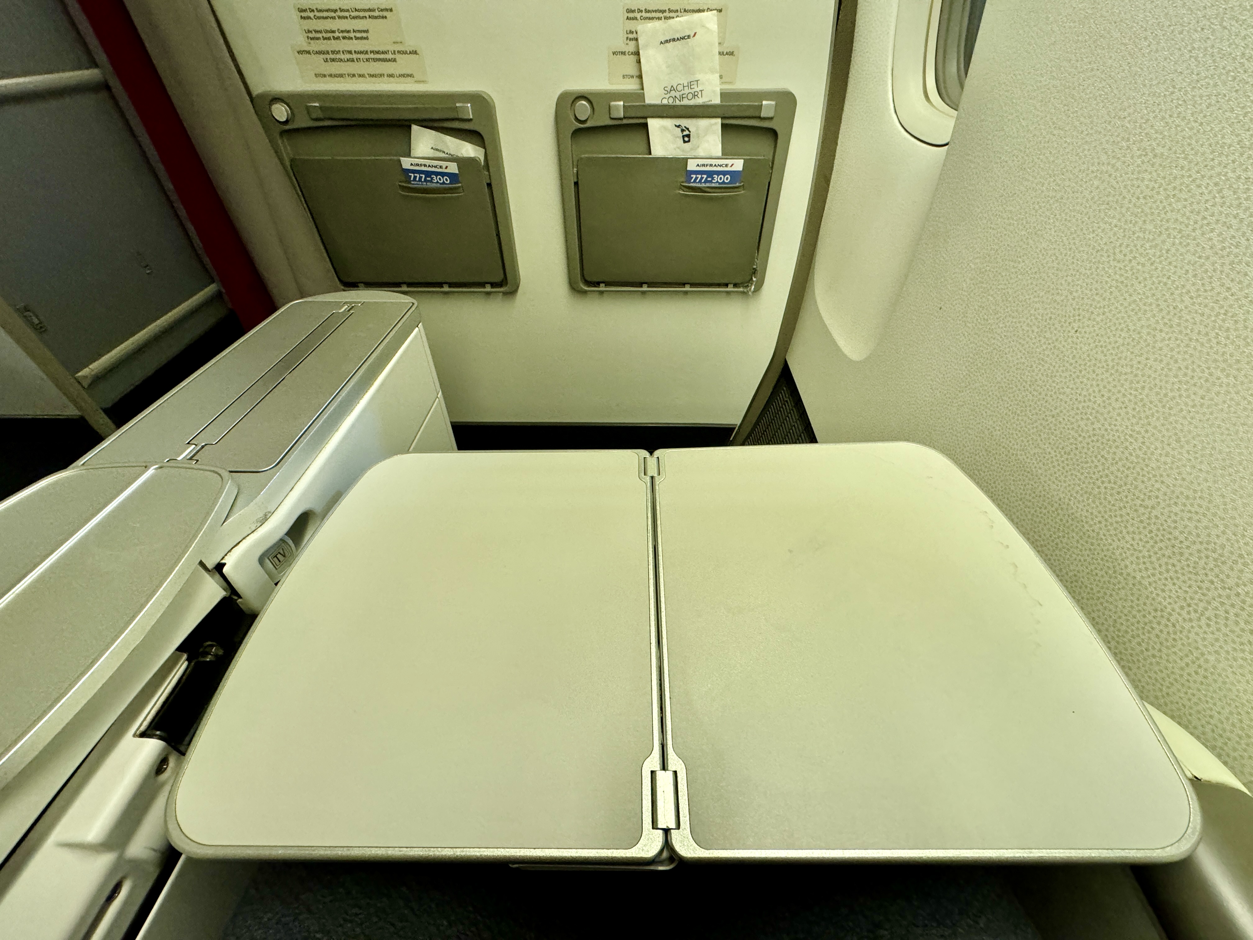 Air France 777 Business Class Tray Table Air France 777 Business Class Tray Table