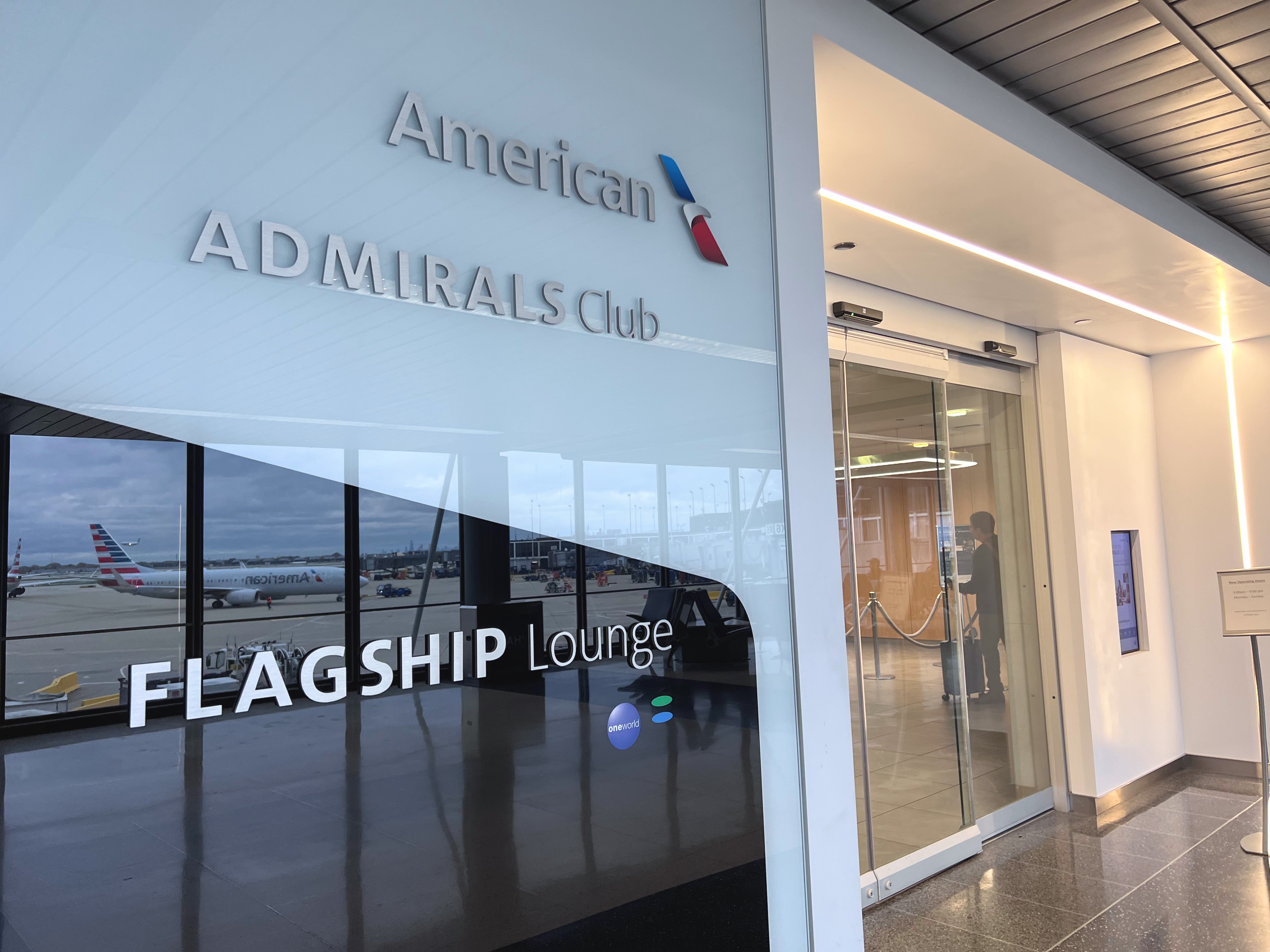 American Airlines Amirals Club and Flagship Lounge at ORD