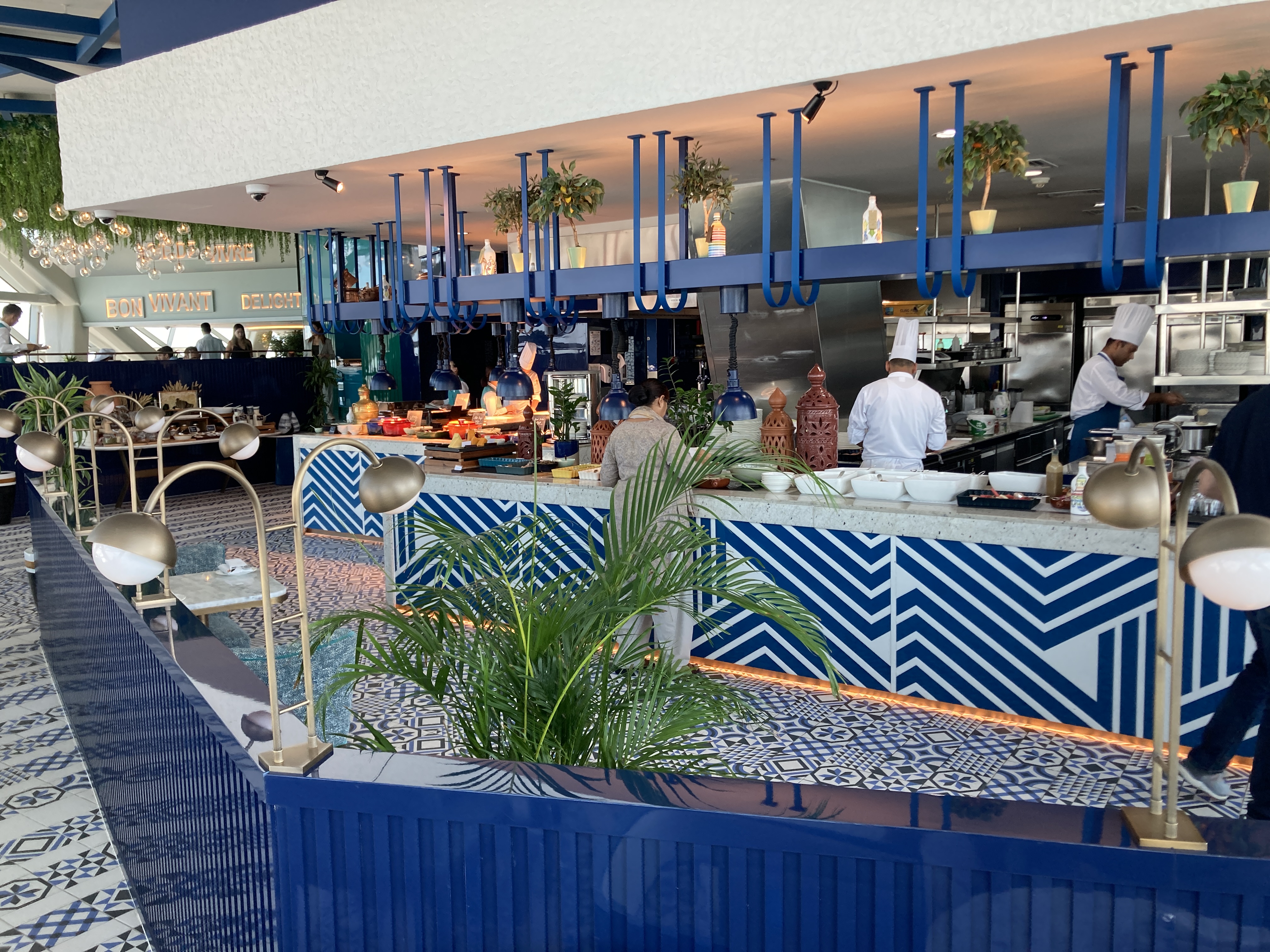 Andaz Capital Gate Abu Dhabi Cyan breakfast buffet
