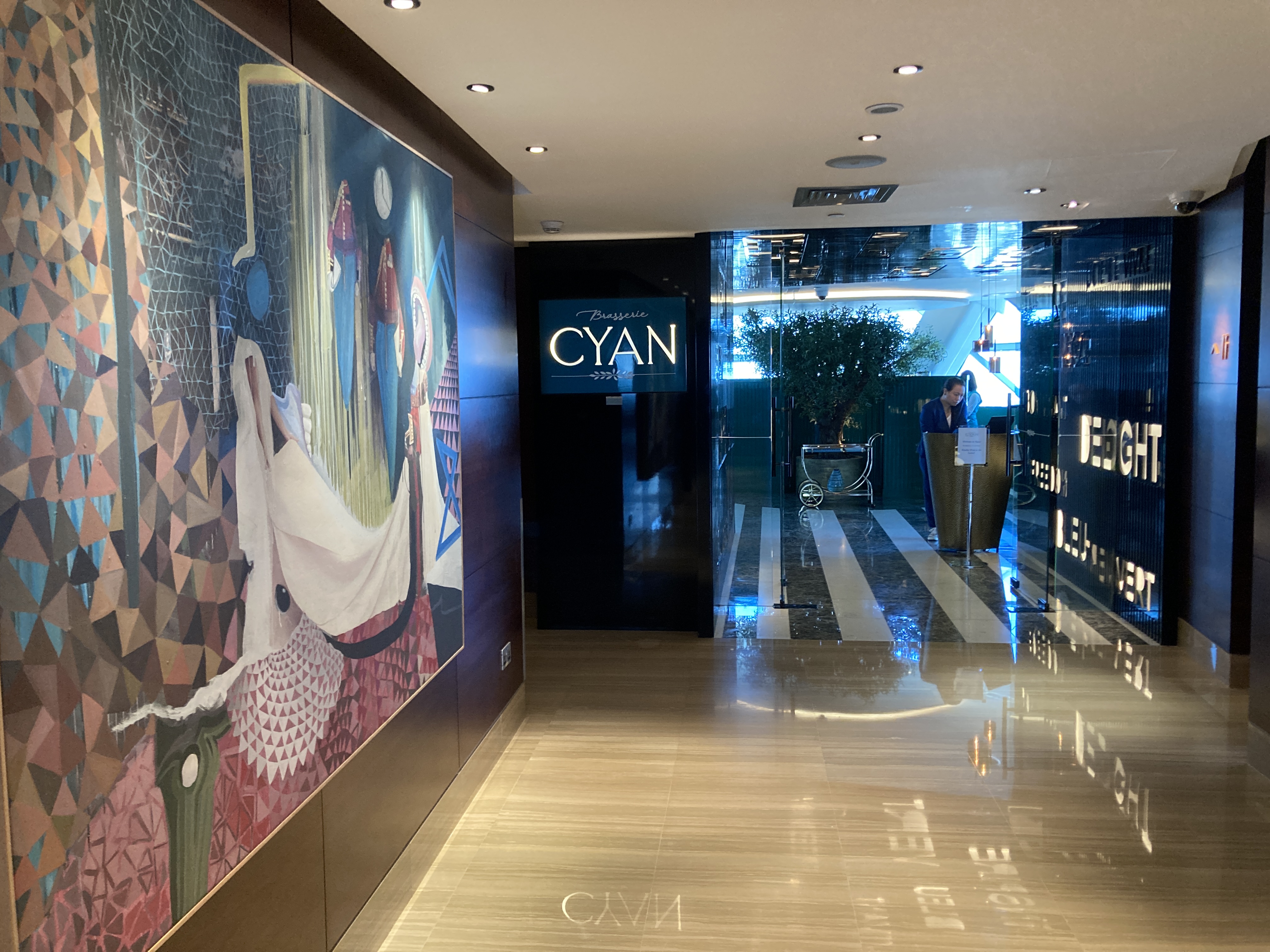 Andaz Capital Gate Abu Dhabi Cyan entry