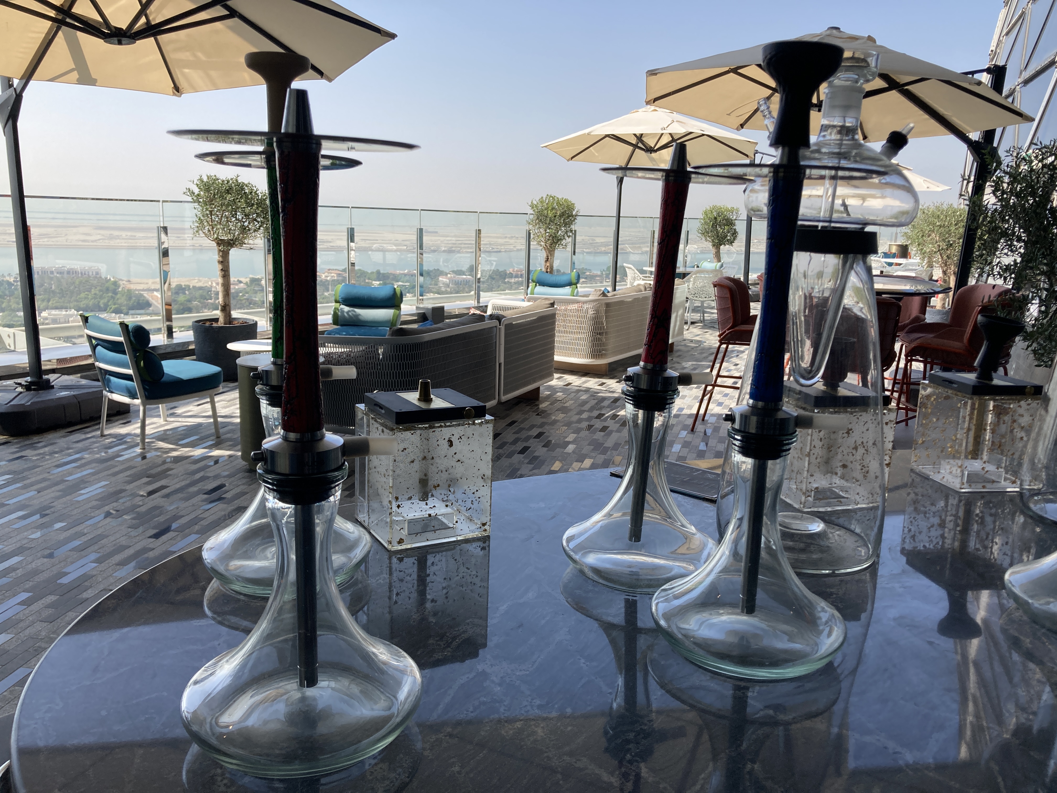 Andaz Capital Gate Abu Dhabi Eighteen Degrees Bar shisha