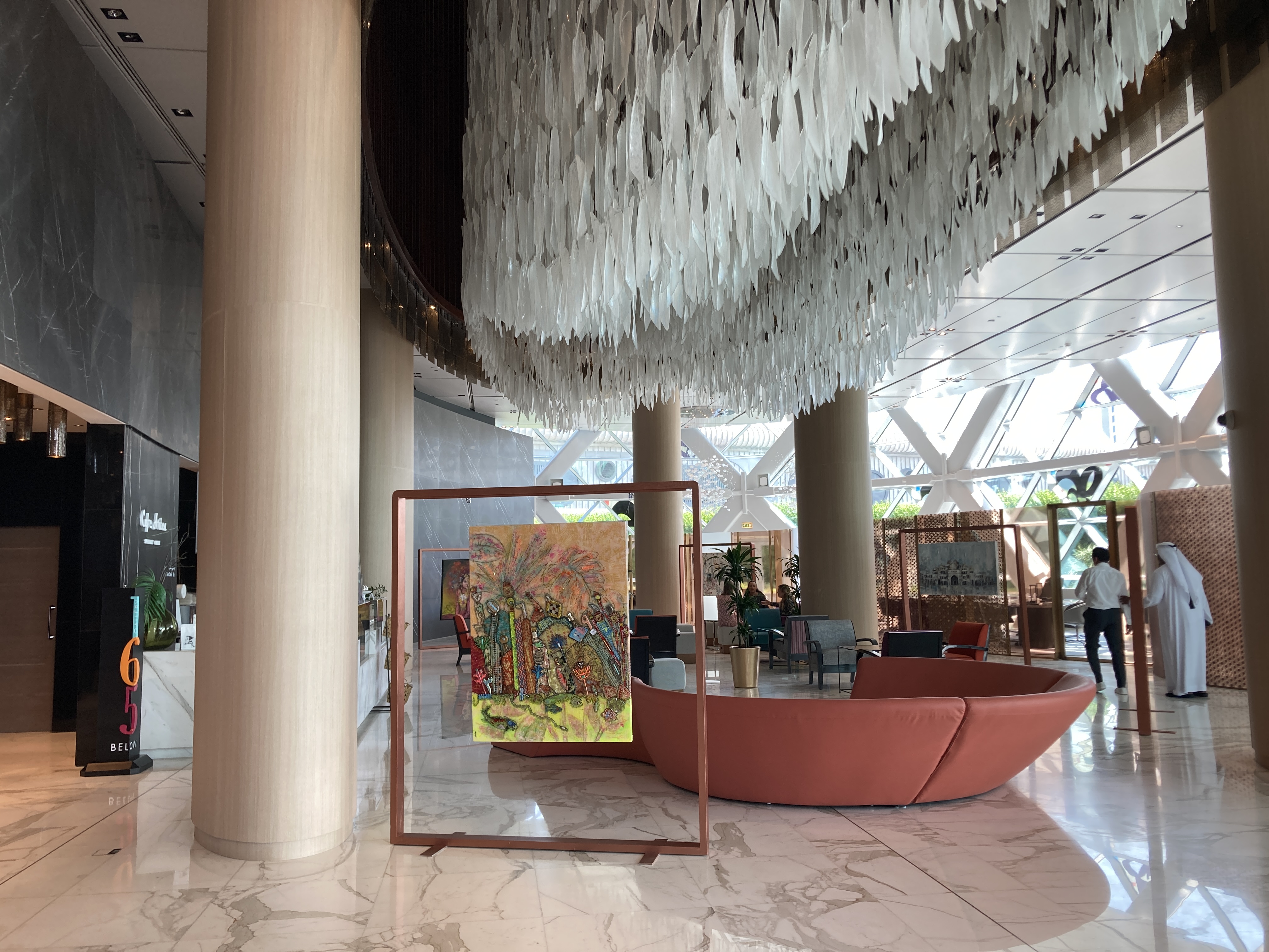 Andaz Capital Gate Abu Dhabi ground lobby