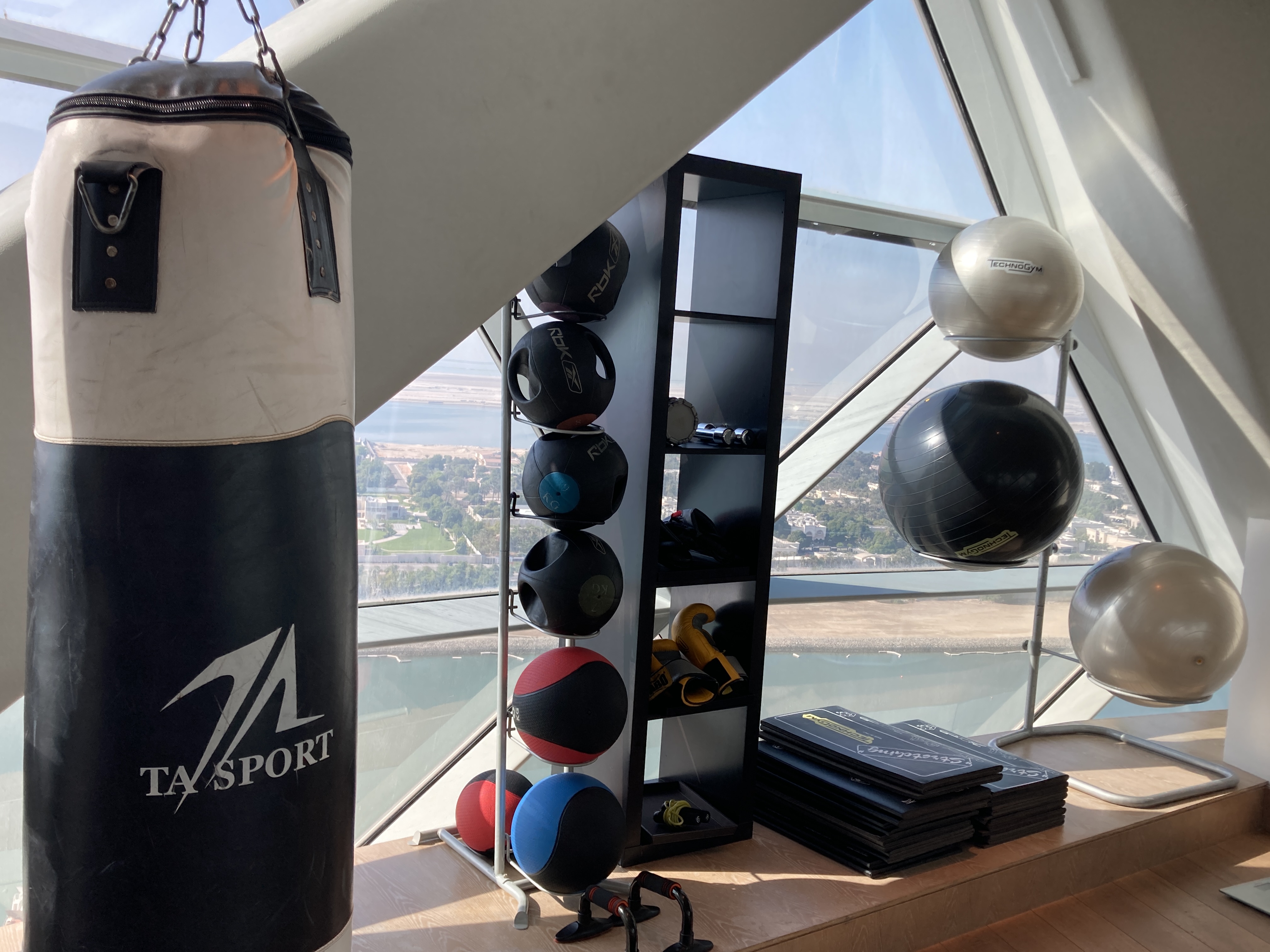 Andaz Capital Gate Abu Dhabi gym kettle