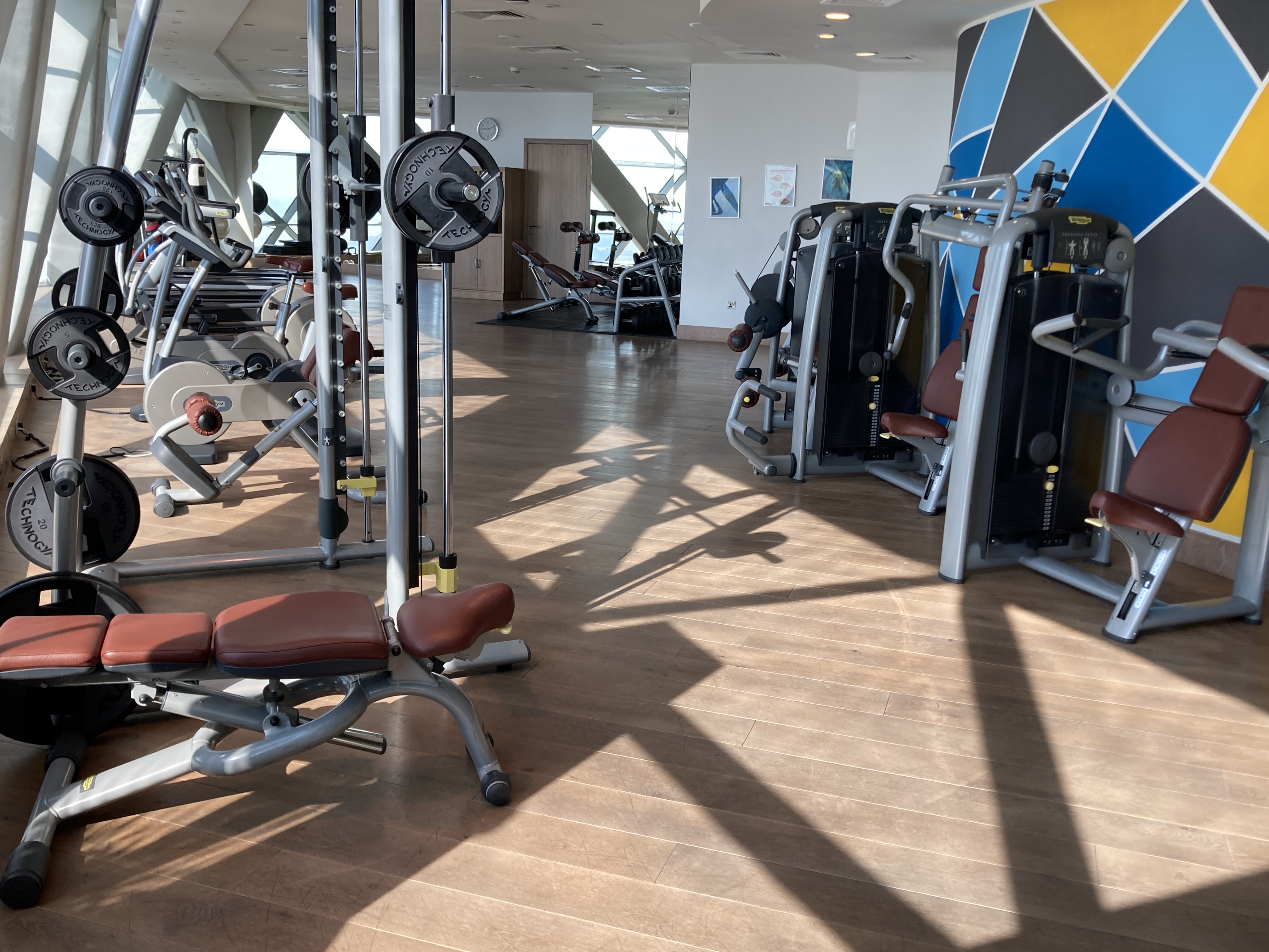 Andaz Capital Gate Abu Dhabi gym weight equipment
