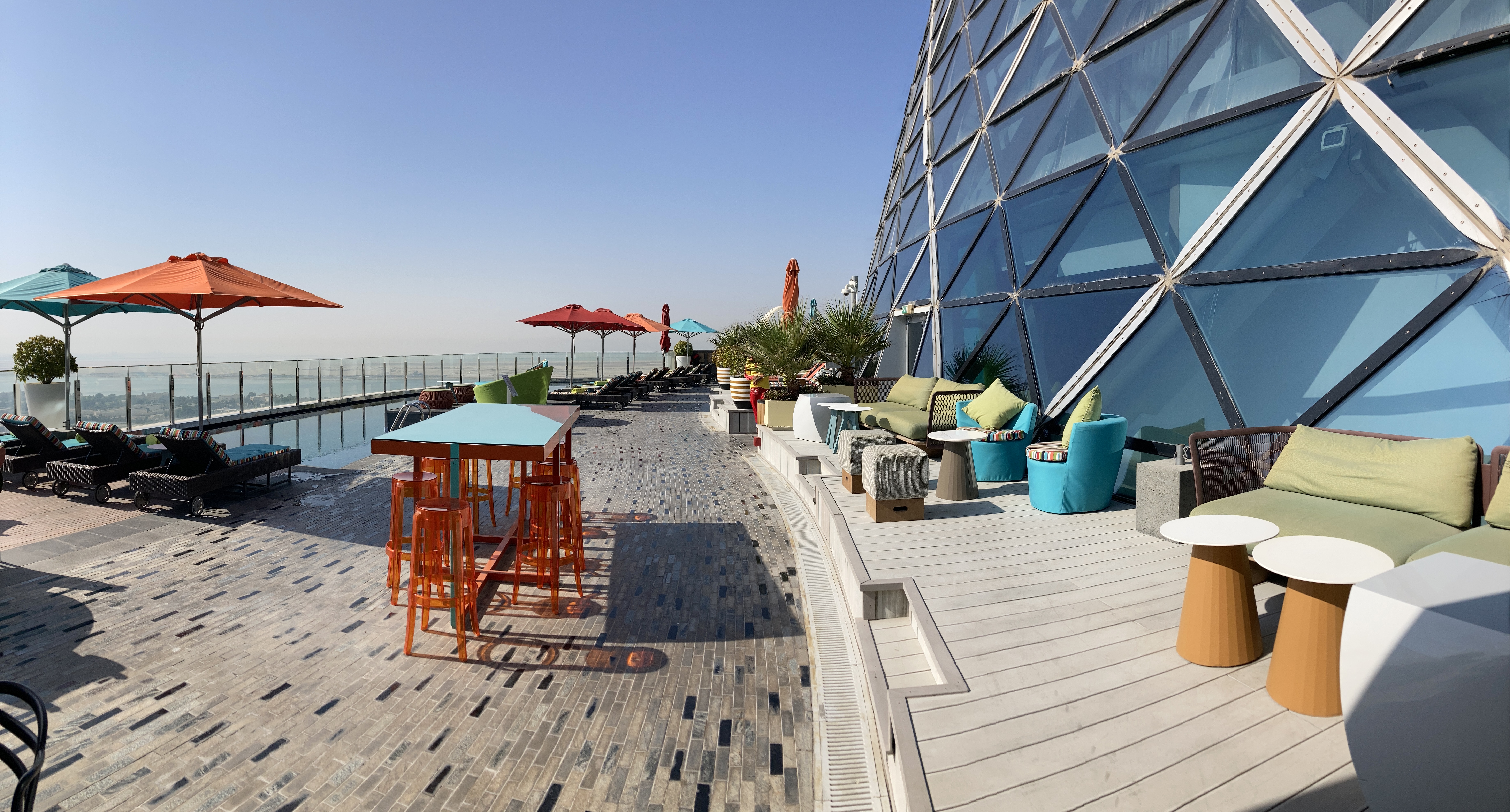 Andaz Capital Gate Abu Dhabi pool deck