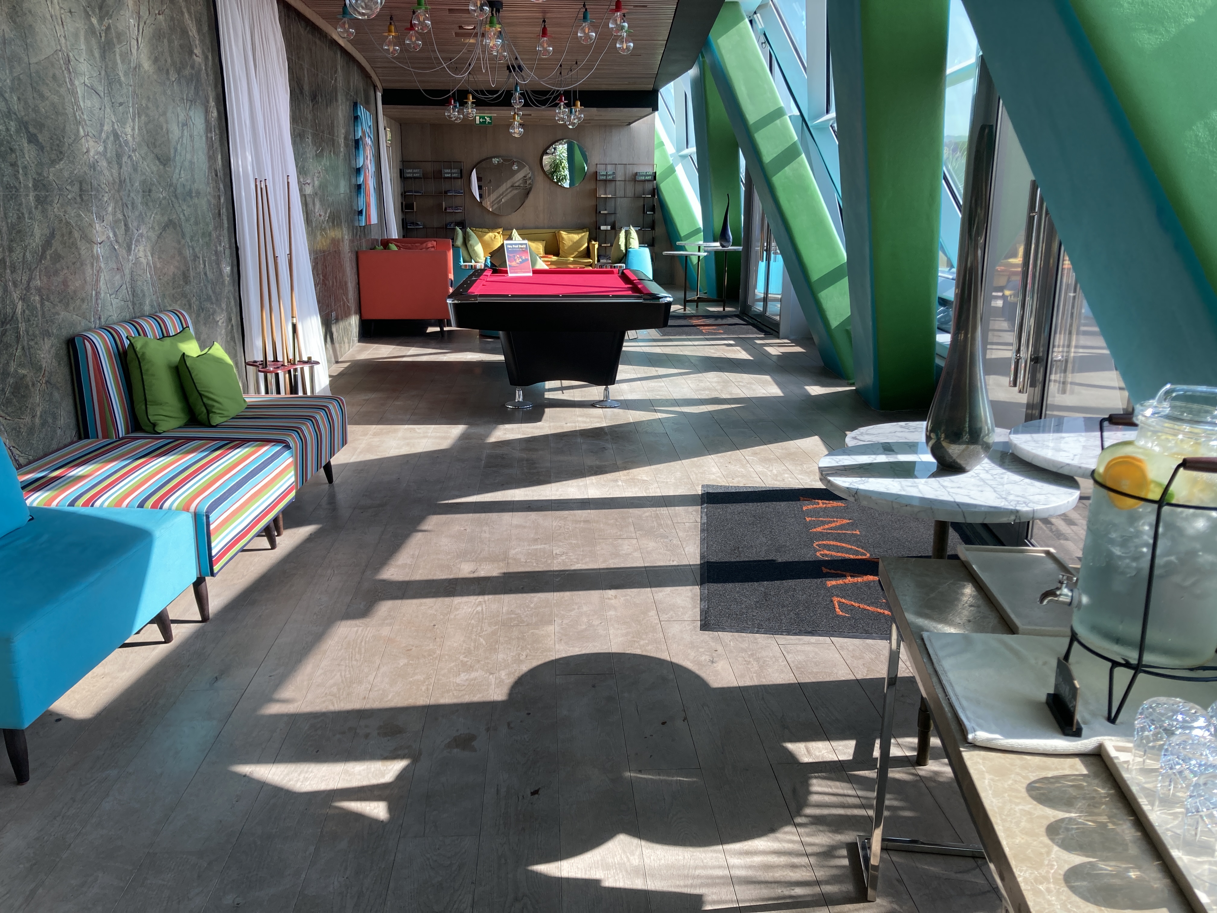 Andaz Capital Gate Abu Dhabi pool gameroom