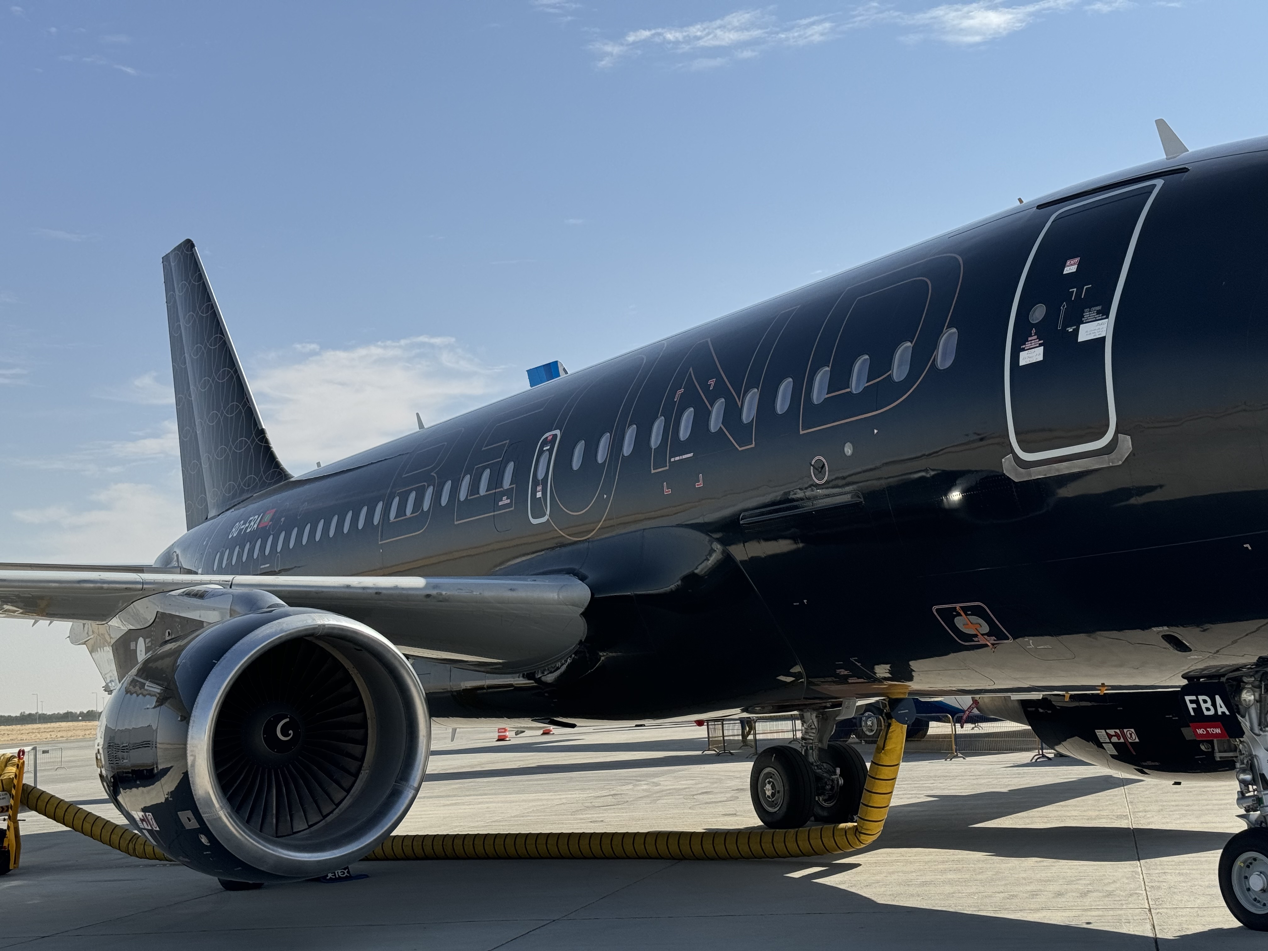 Beond livery close up at Dubai Airshow 2023 Beond livery close up at Dubai Airshow 2023