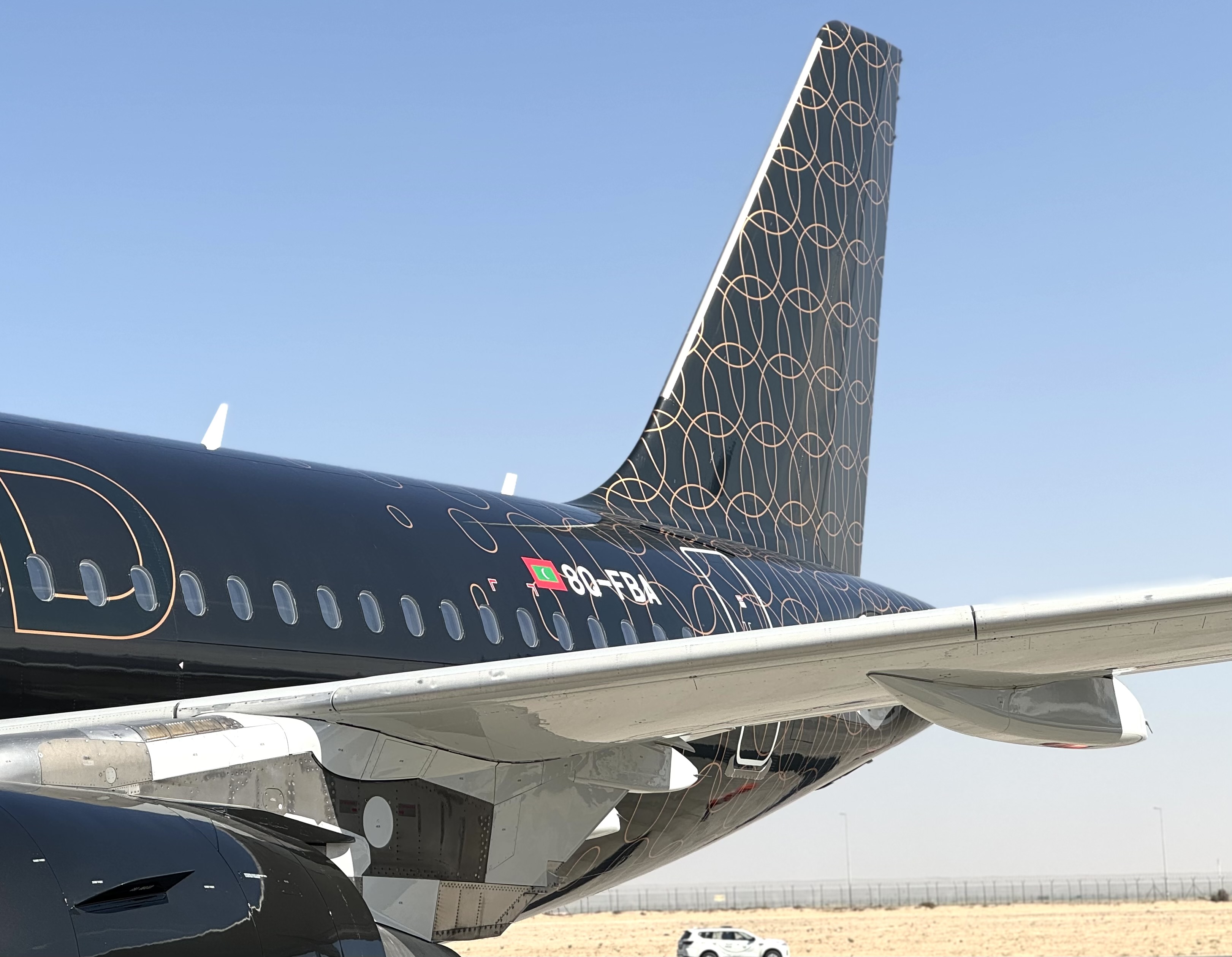 Beond tail number at Dubai Airshow 2023 Beond tail number at Dubai Airshow 2023