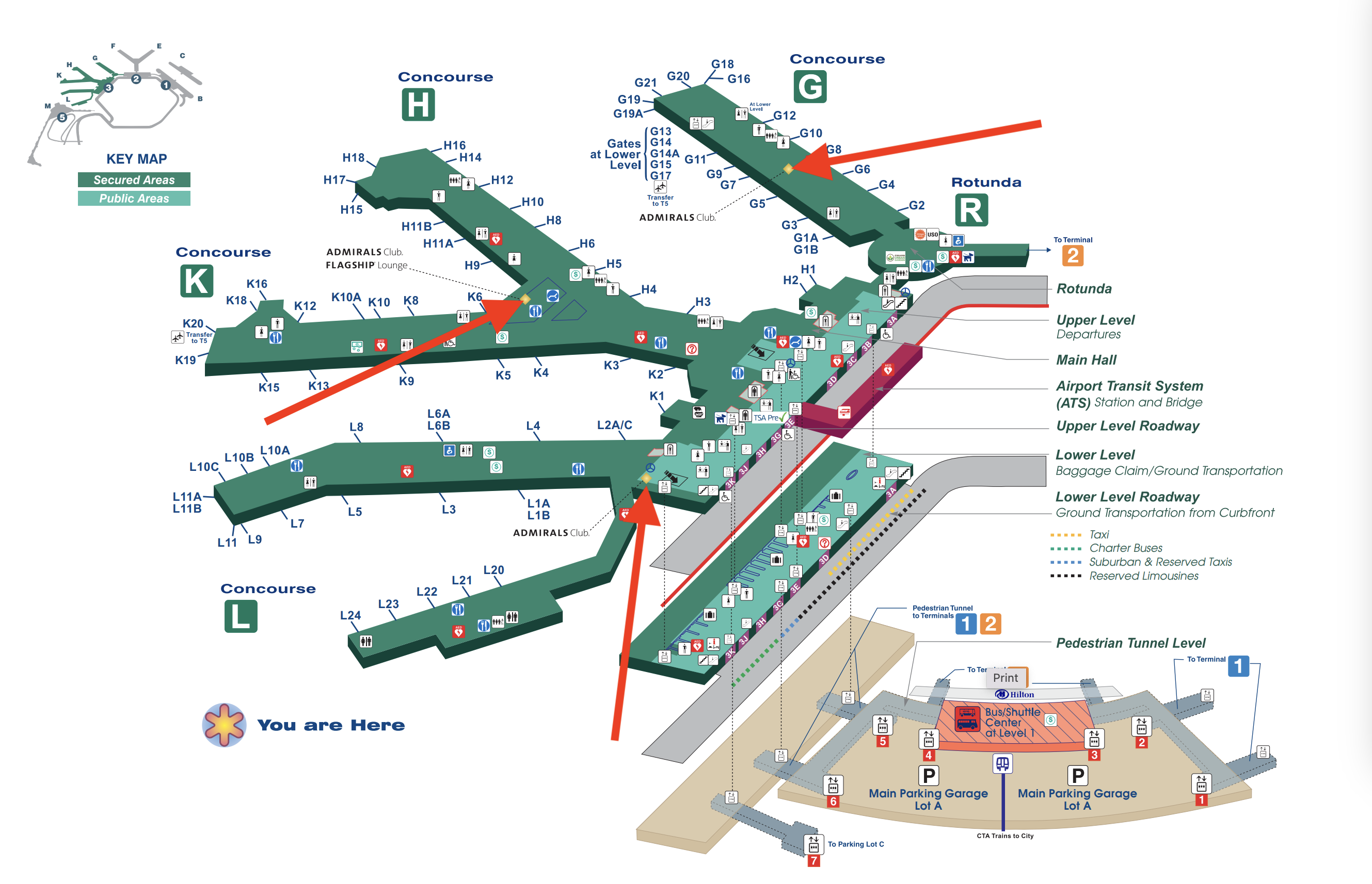 Chicago OHare Admirals Club Locations in Terminal 3 Chicago OHare Admirals Club Locations in Terminal 3