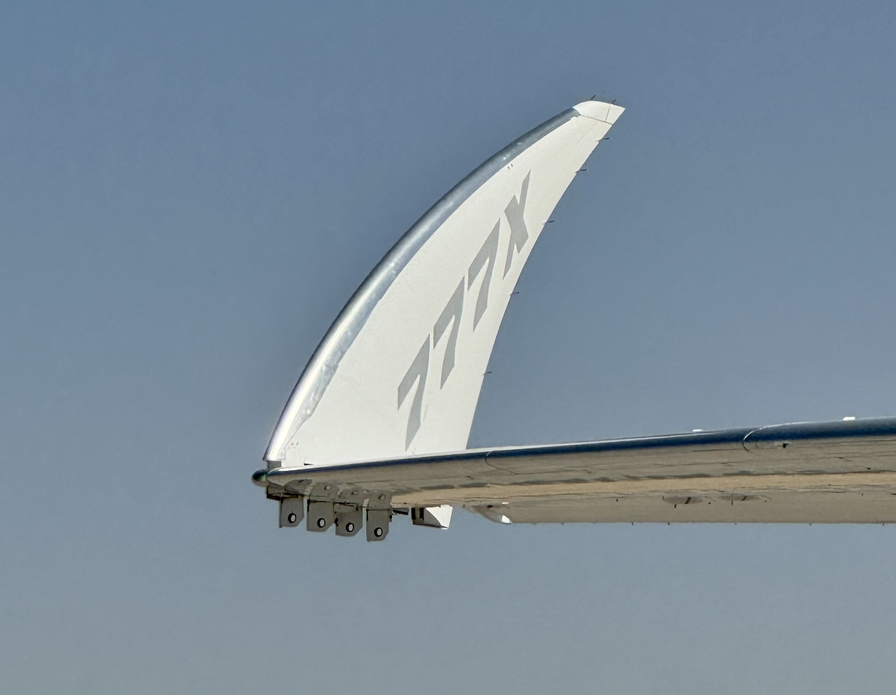 Dubai Airshow Beoing 777X wingtip 1 Dubai Airshow Beoing 777X wingtip 1