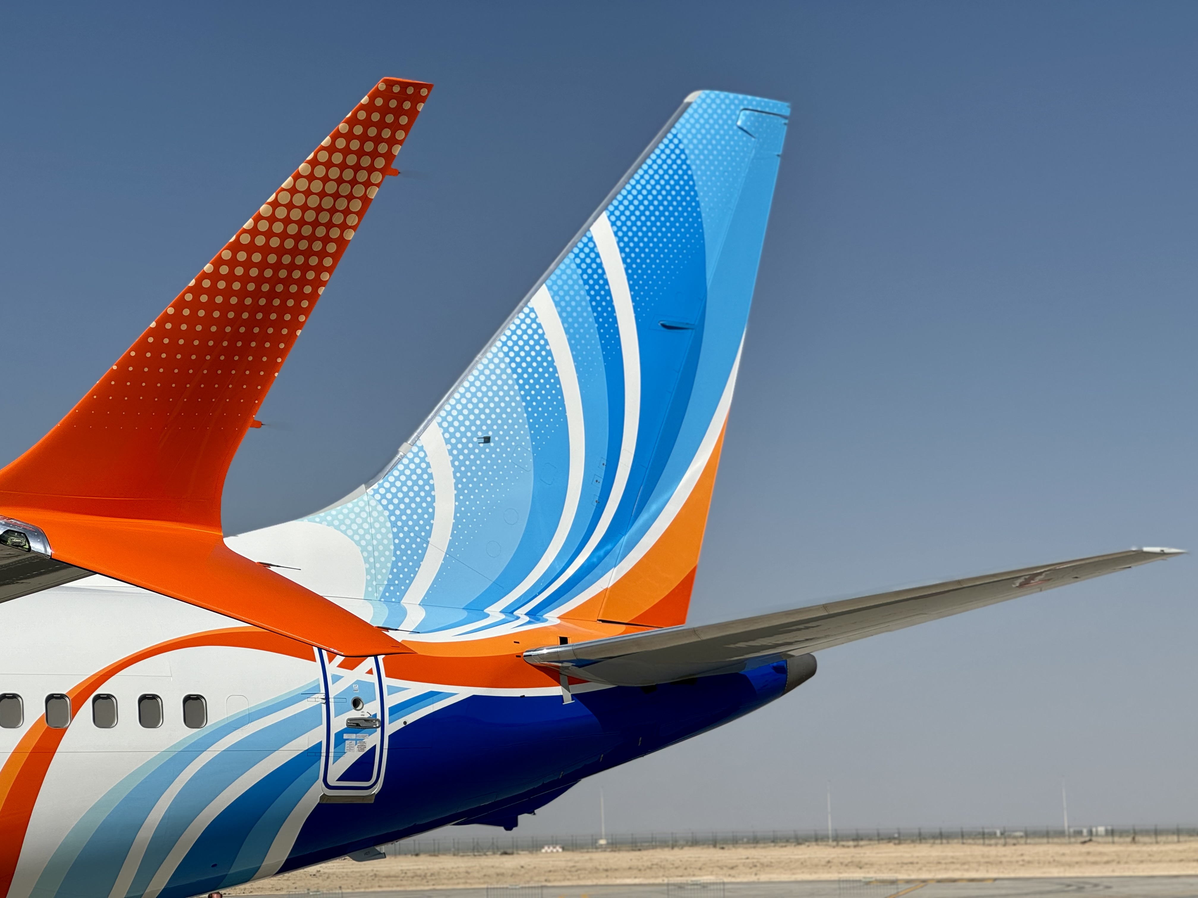 Dubai Airshow FlyDubai livery Dubai Airshow FlyDubai livery