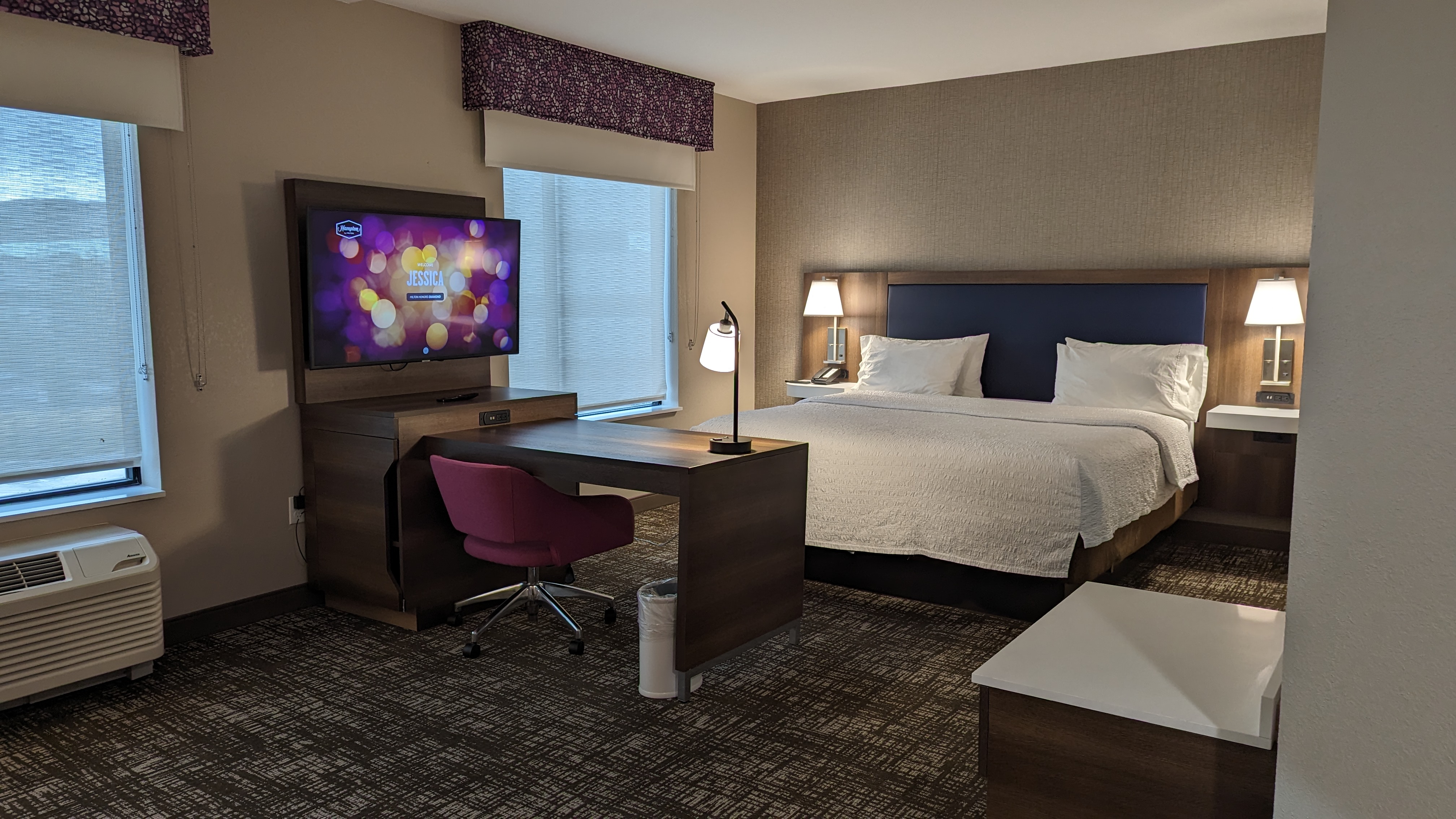 Hampton Inn and Suites Aurora South Denver room main view