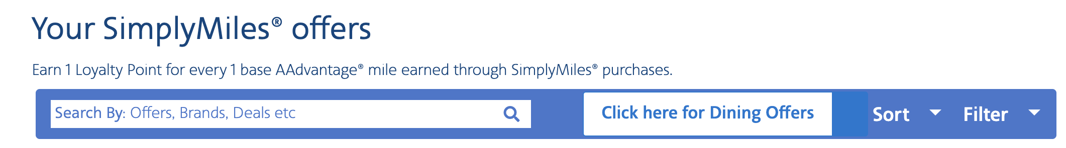 SimplyMiles 5x American Airlines Bonus Miles SimplyMiles Offers