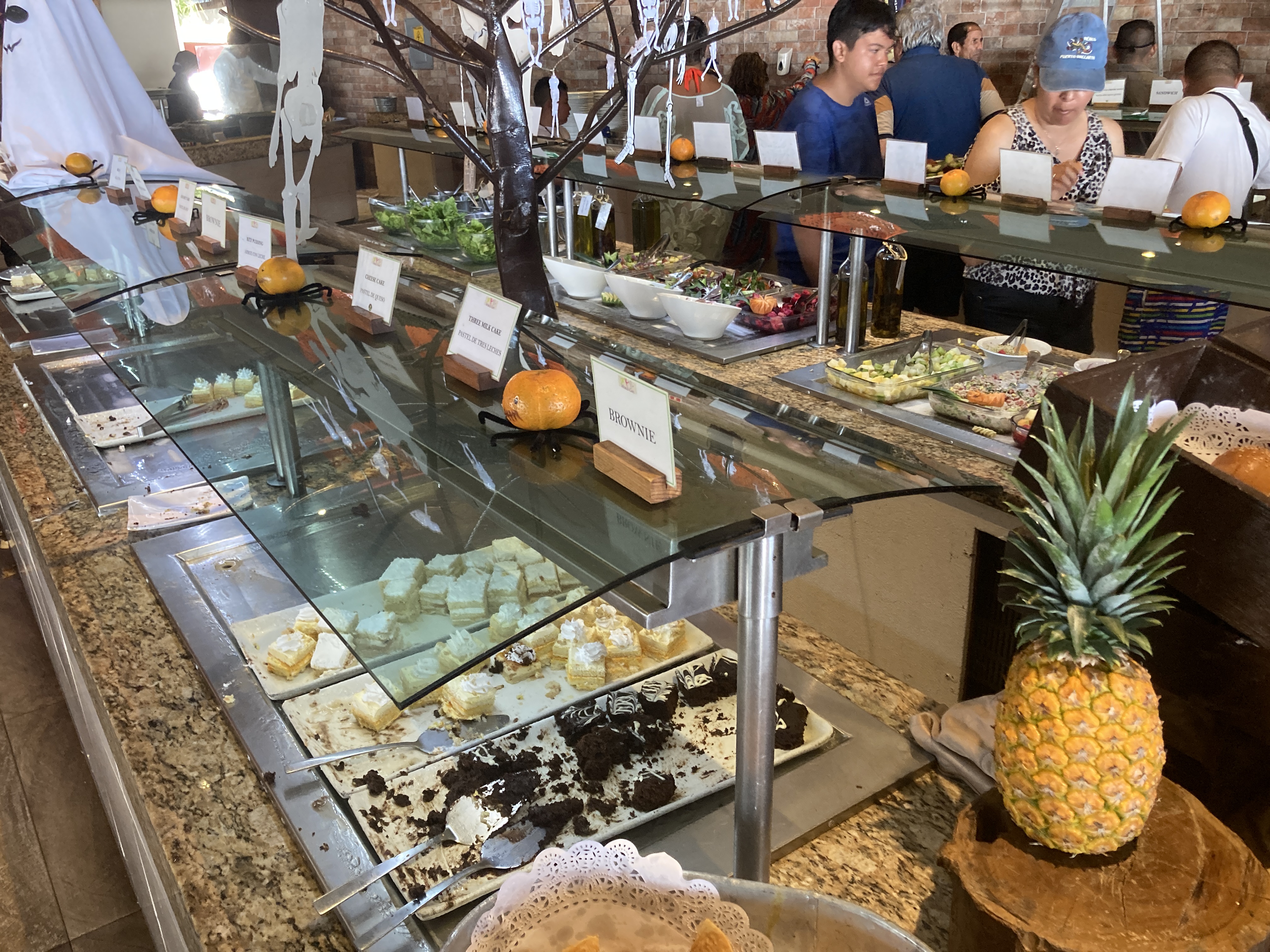 Sunscape Puerto Vallarta Resort Spa World Cafe buffet dessert bar Sunscape Puerto Vallarta Resort Spa World Cafe buffet dessert bar