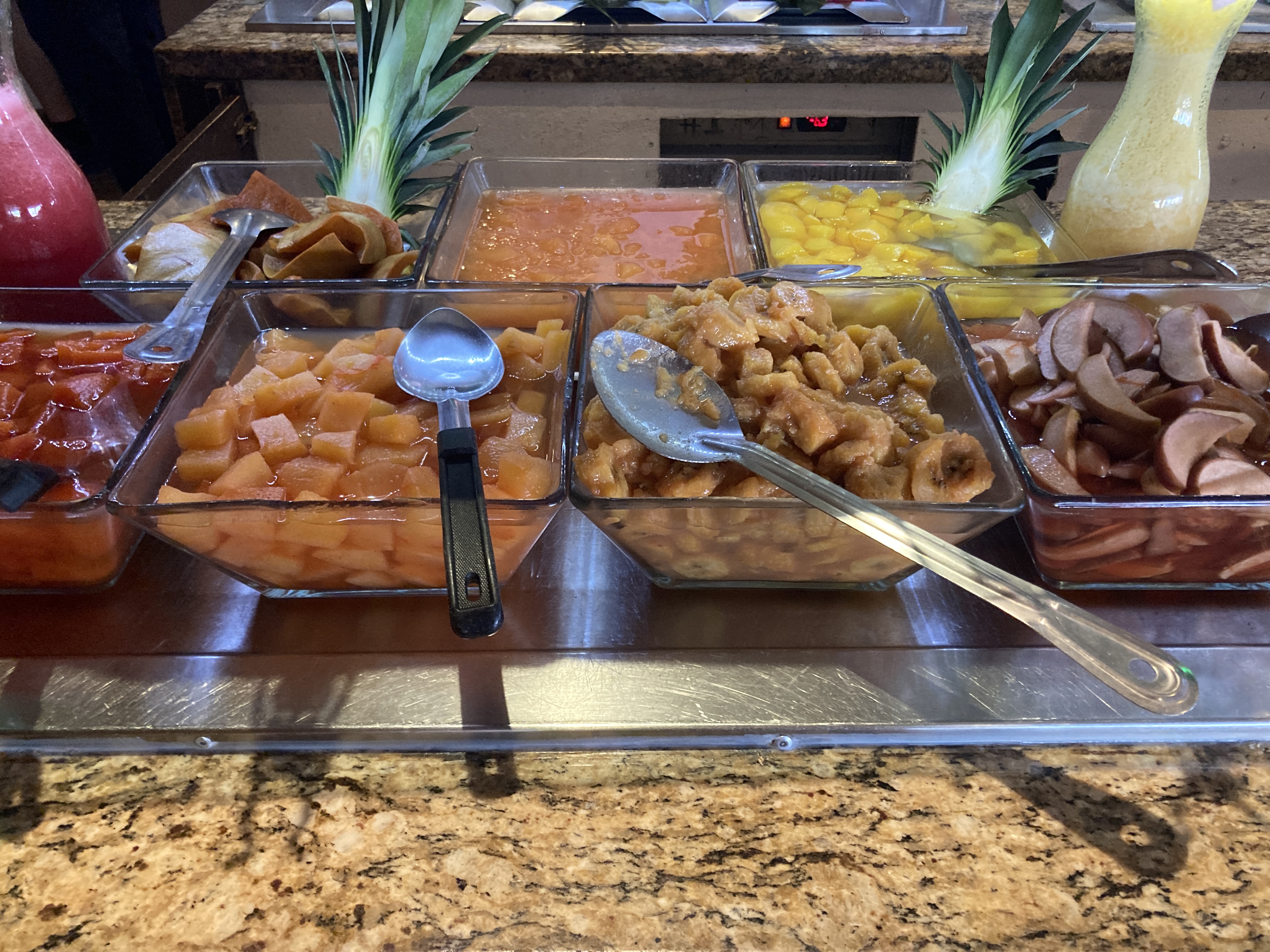 Sunscape Puerto Vallarta Resort Spa World Cafe buffet fruits close up Sunscape Puerto Vallarta Resort Spa World Cafe buffet fruits close up