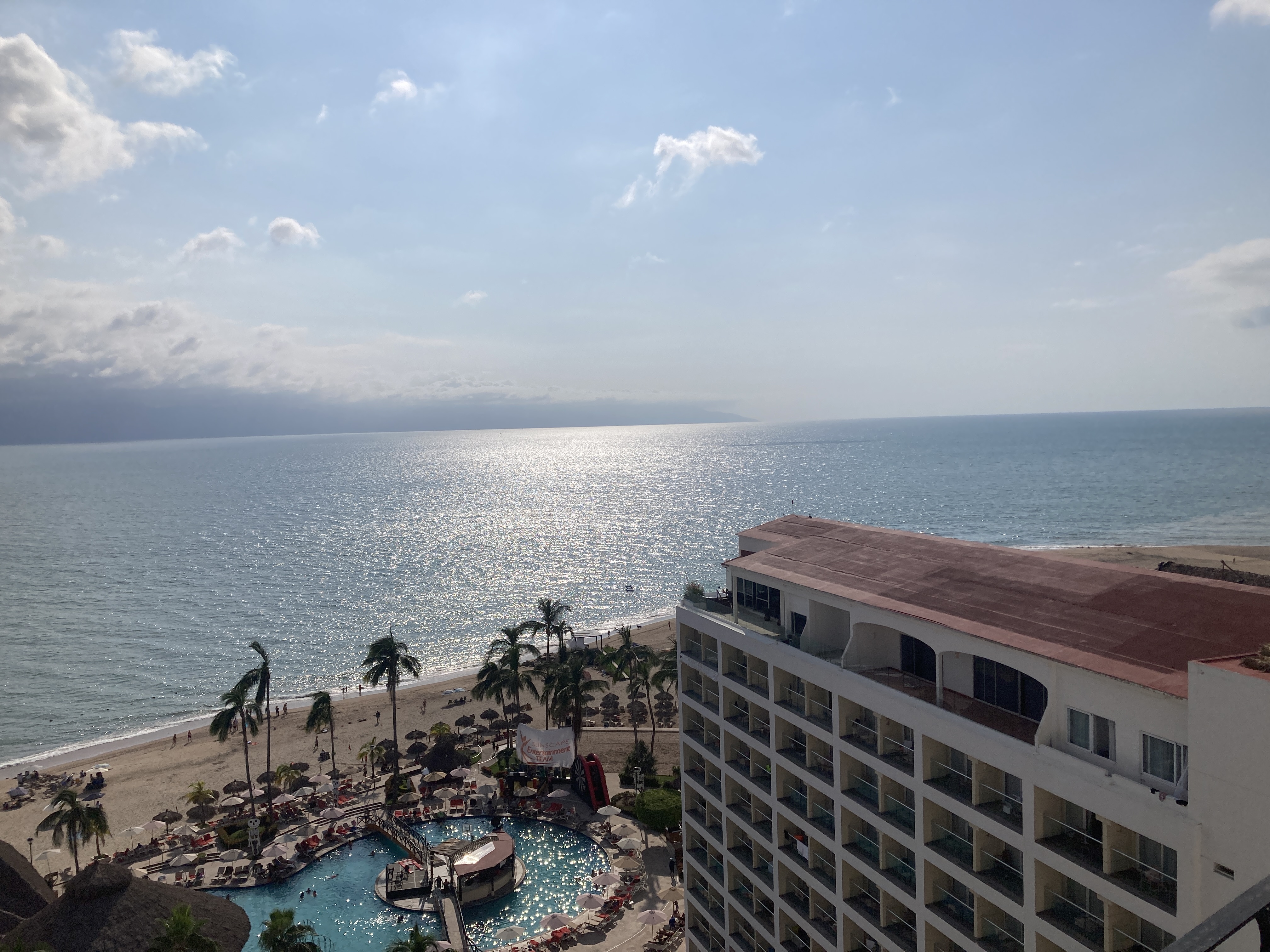 Sunscape Puerto Vallarta Resort Spa romantic suite view from balcony to ocean Sunscape Puerto Vallarta Resort Spa romantic suite view from balcony to ocean