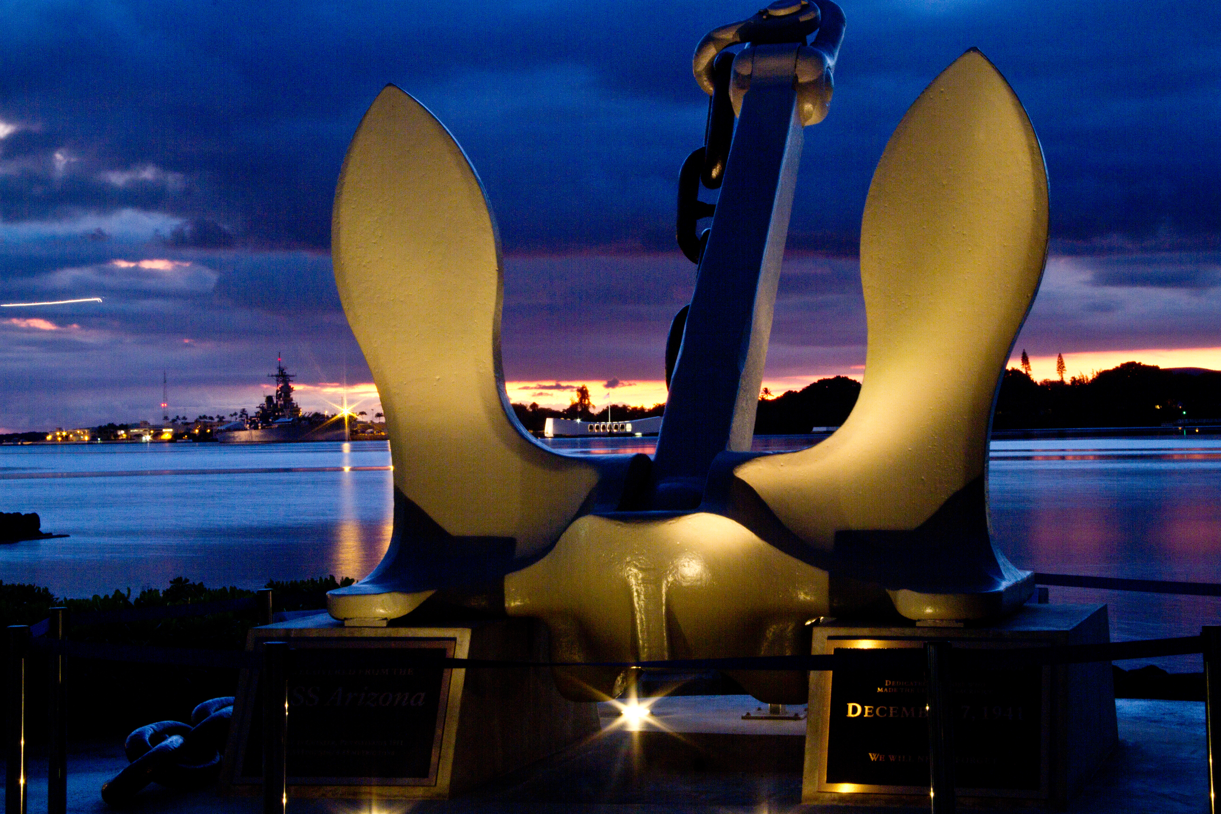USS Arizona Anchor
