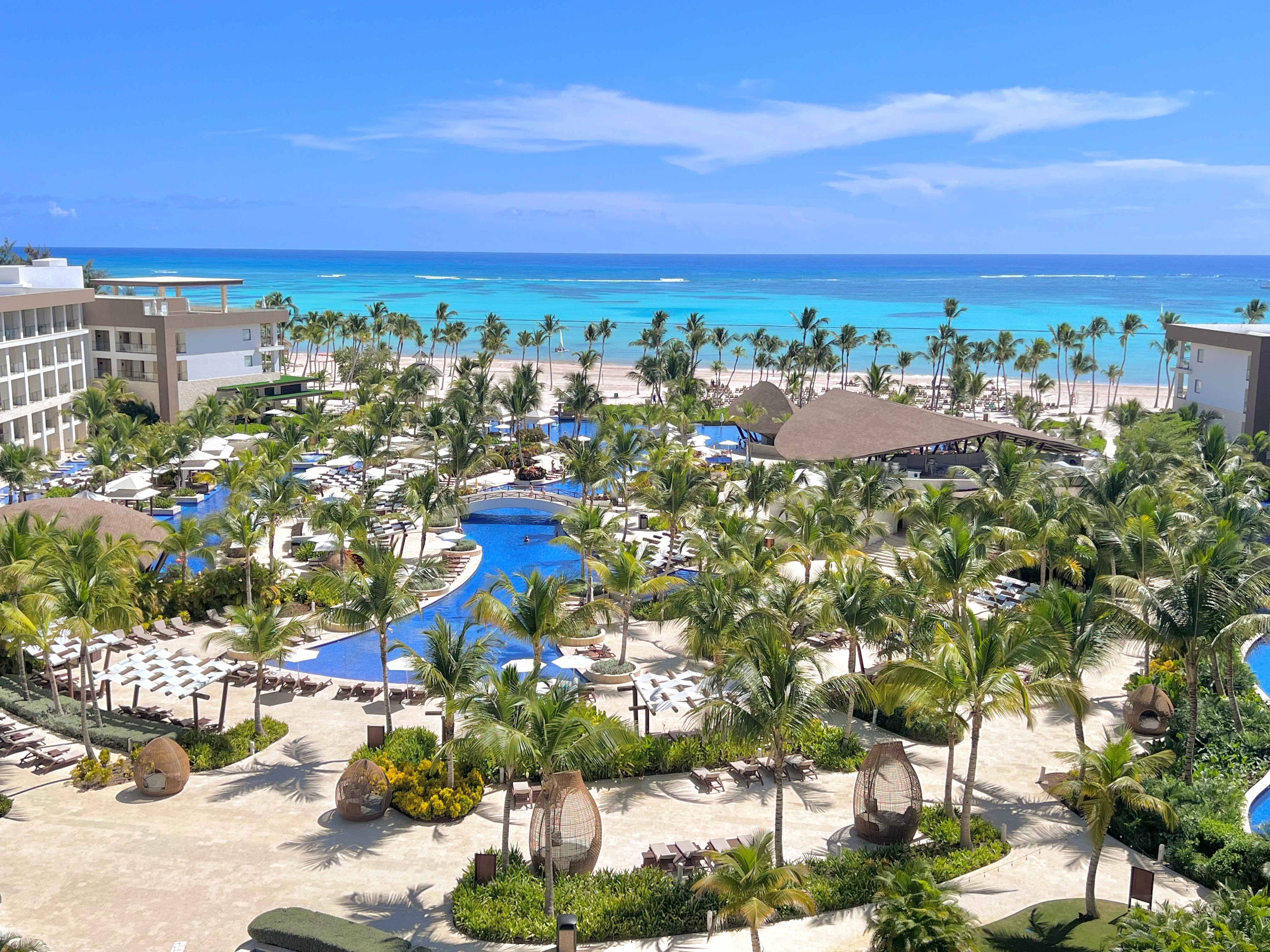 View from balcony at Hyatt Ziva Cap Cana View from balcony at Hyatt Ziva Cap Cana