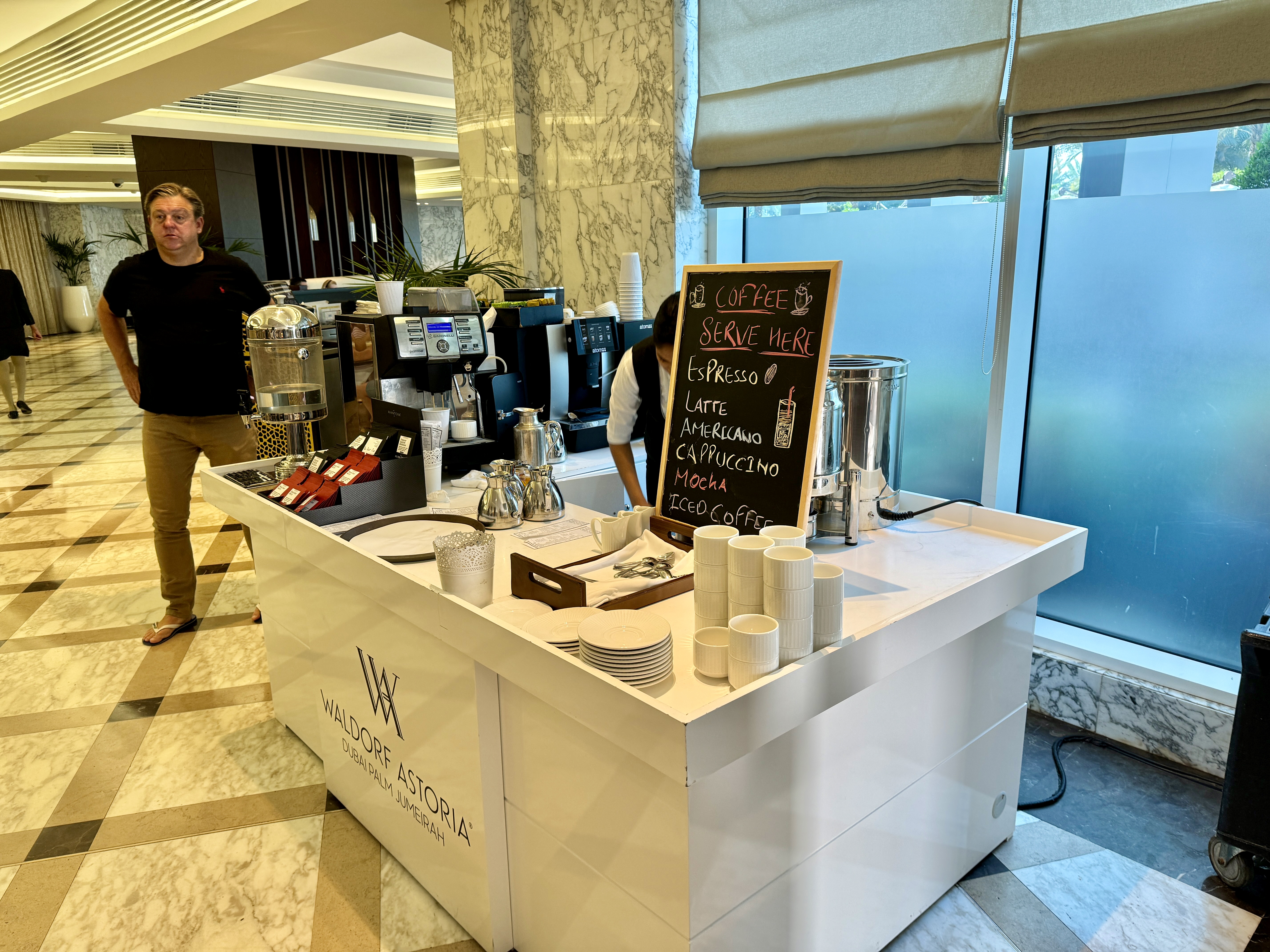 Waldorf Astoria Dubai Palm Jumeirah Mezzerie Coffee Station Waldorf Astoria Dubai Palm Jumeirah Mezzerie Coffee Station