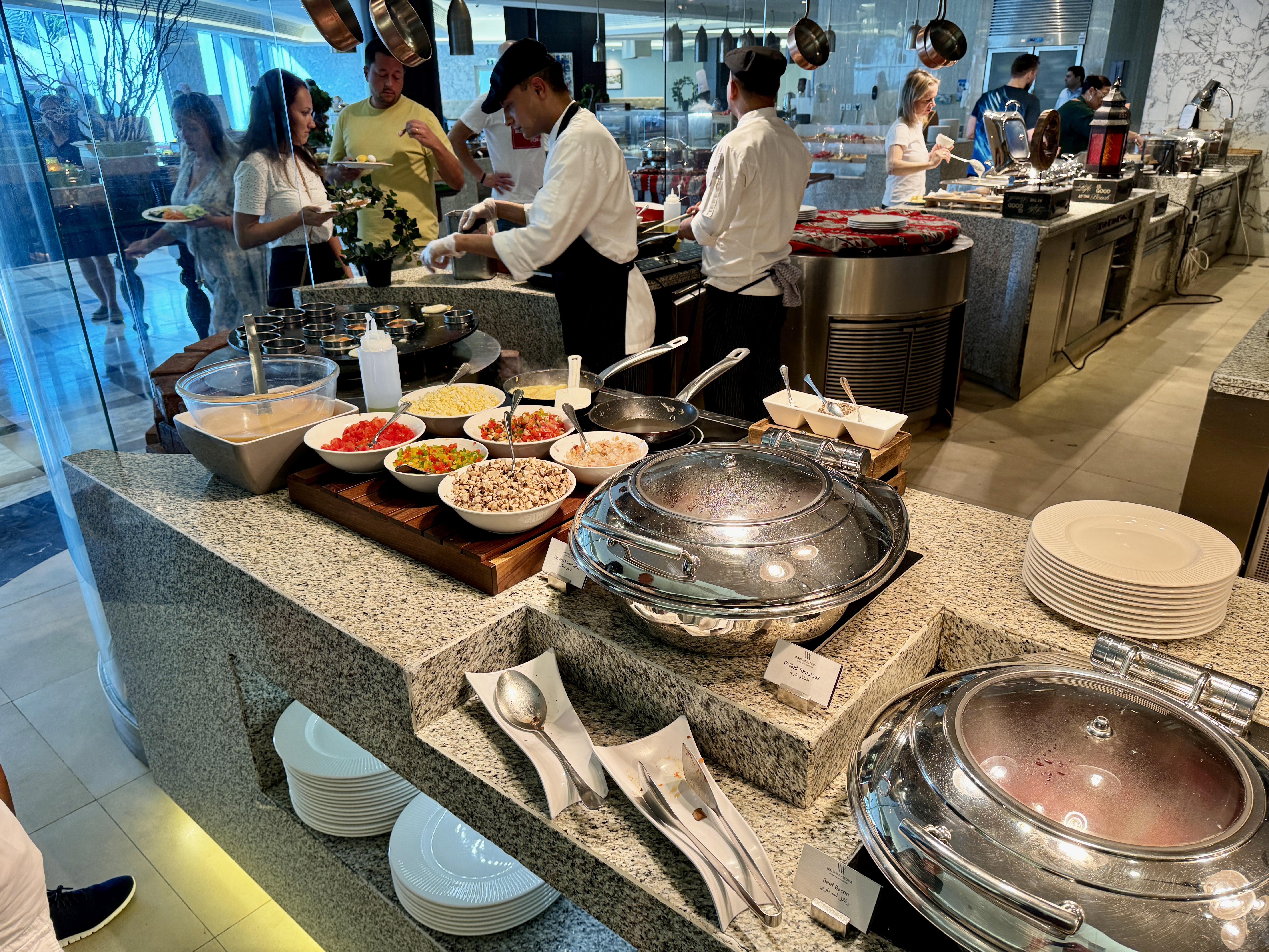 Waldorf Astoria Dubai Palm Jumeirah Mezzerie Egg Station Waldorf Astoria Dubai Palm Jumeirah Mezzerie Egg Station