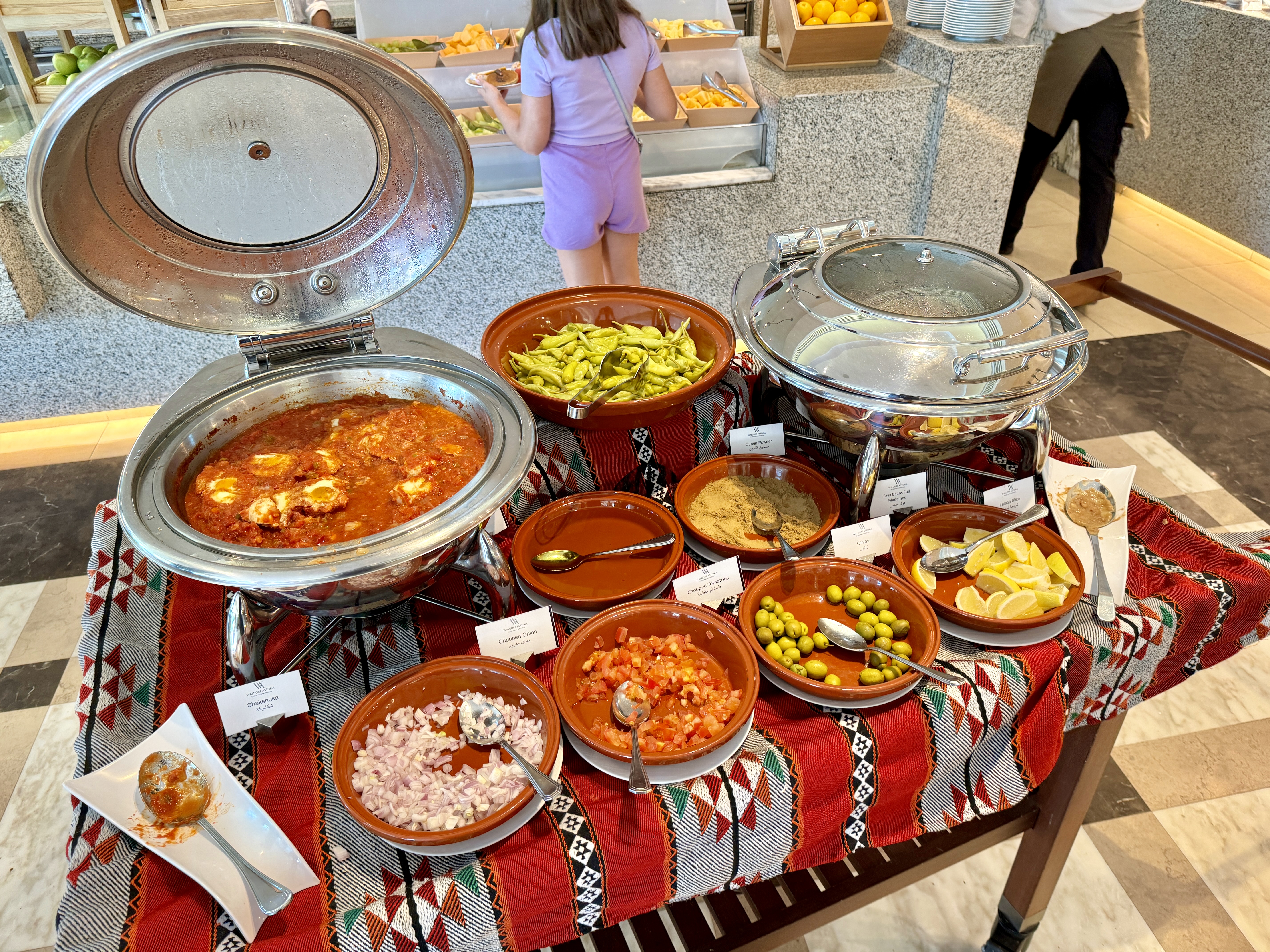 Waldorf Astoria Dubai Palm Jumeirah Mezzerie Shakshuka Waldorf Astoria Dubai Palm Jumeirah Mezzerie Shakshuka