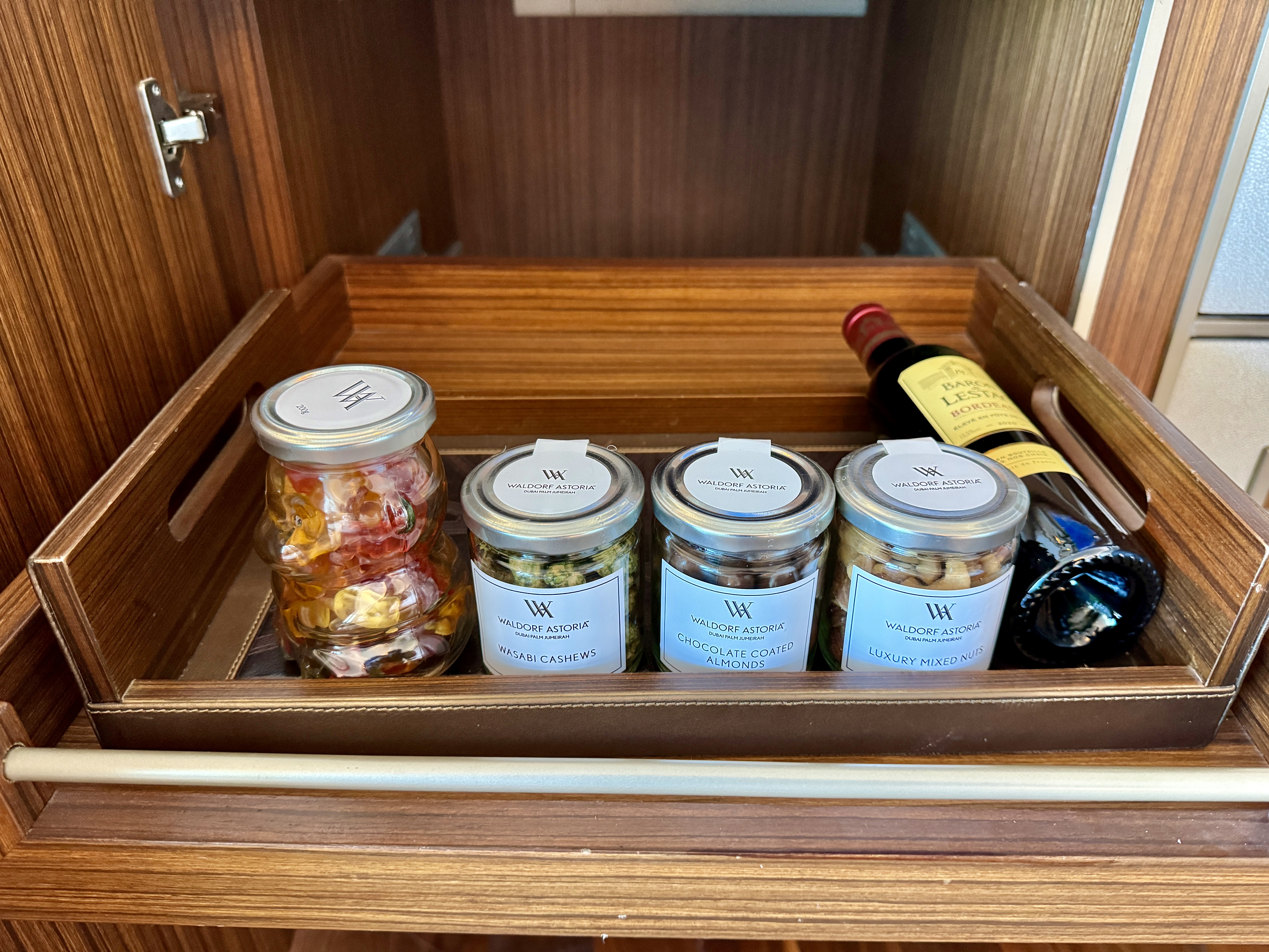 Waldorf Astoria Dubai Palm Jumeirah Minibar Snacks Waldorf Astoria Dubai Palm Jumeirah Minibar Snacks