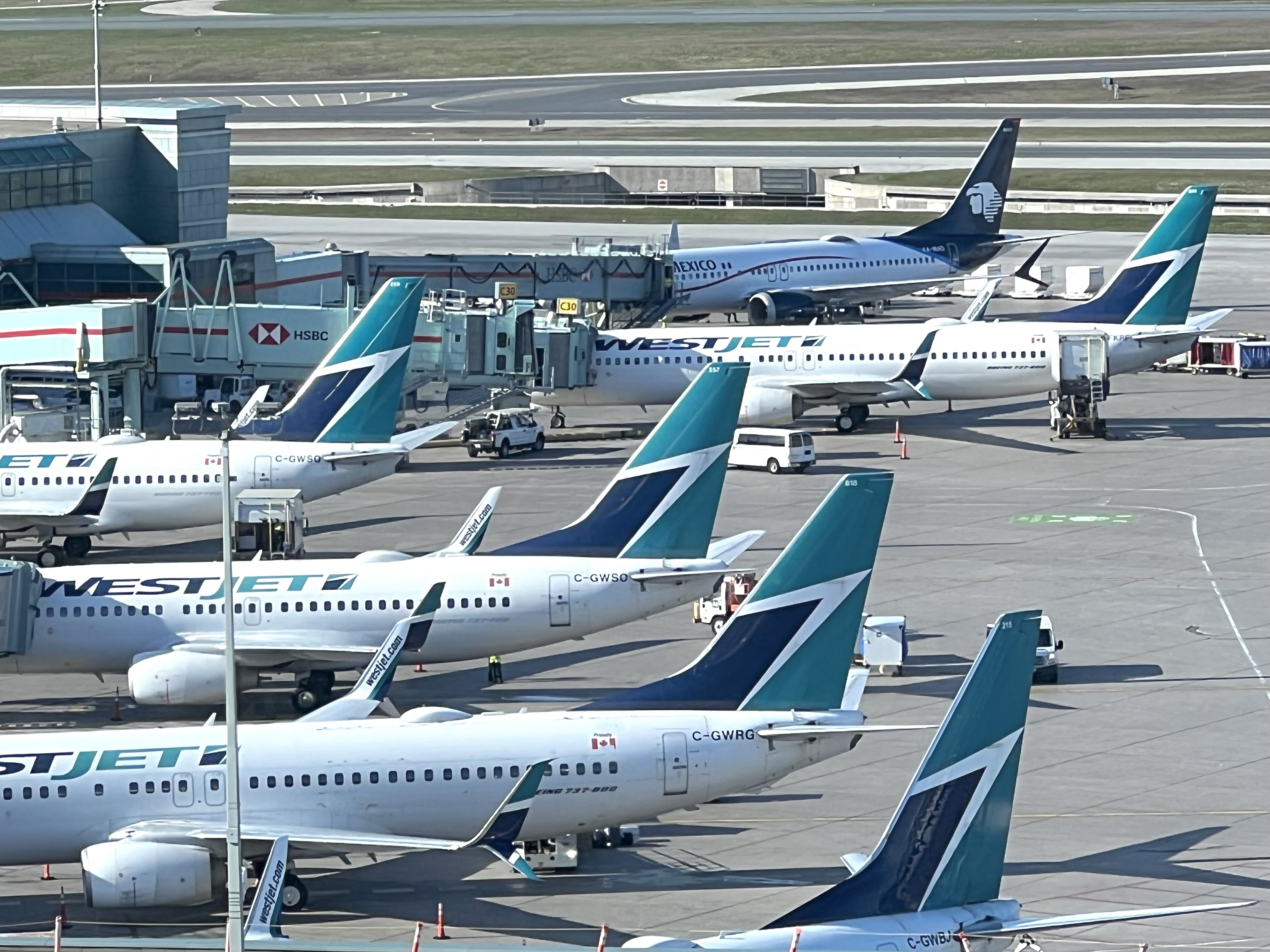 WestJet aircraft at Toronto YYZ WestJet aircraft at Toronto YYZ